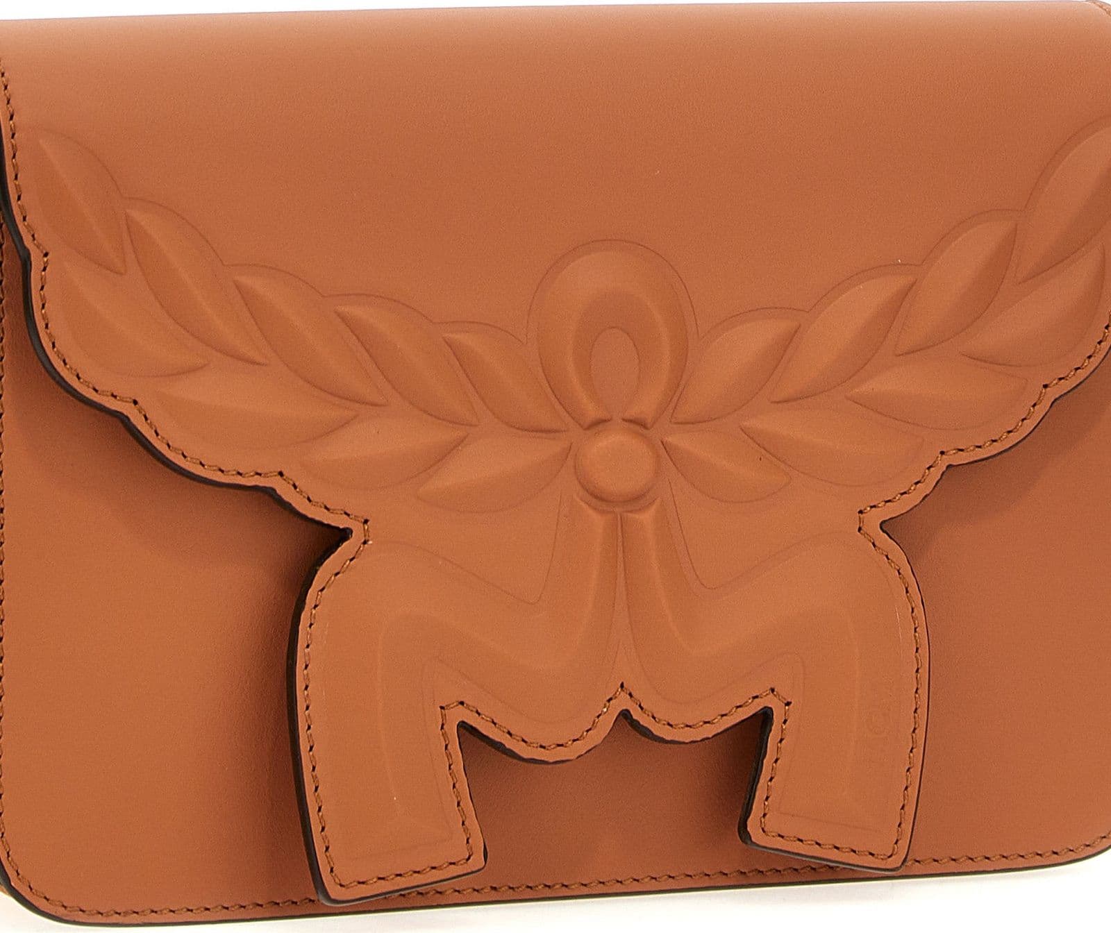 Brown Calfskin Crossbody Bag - 3