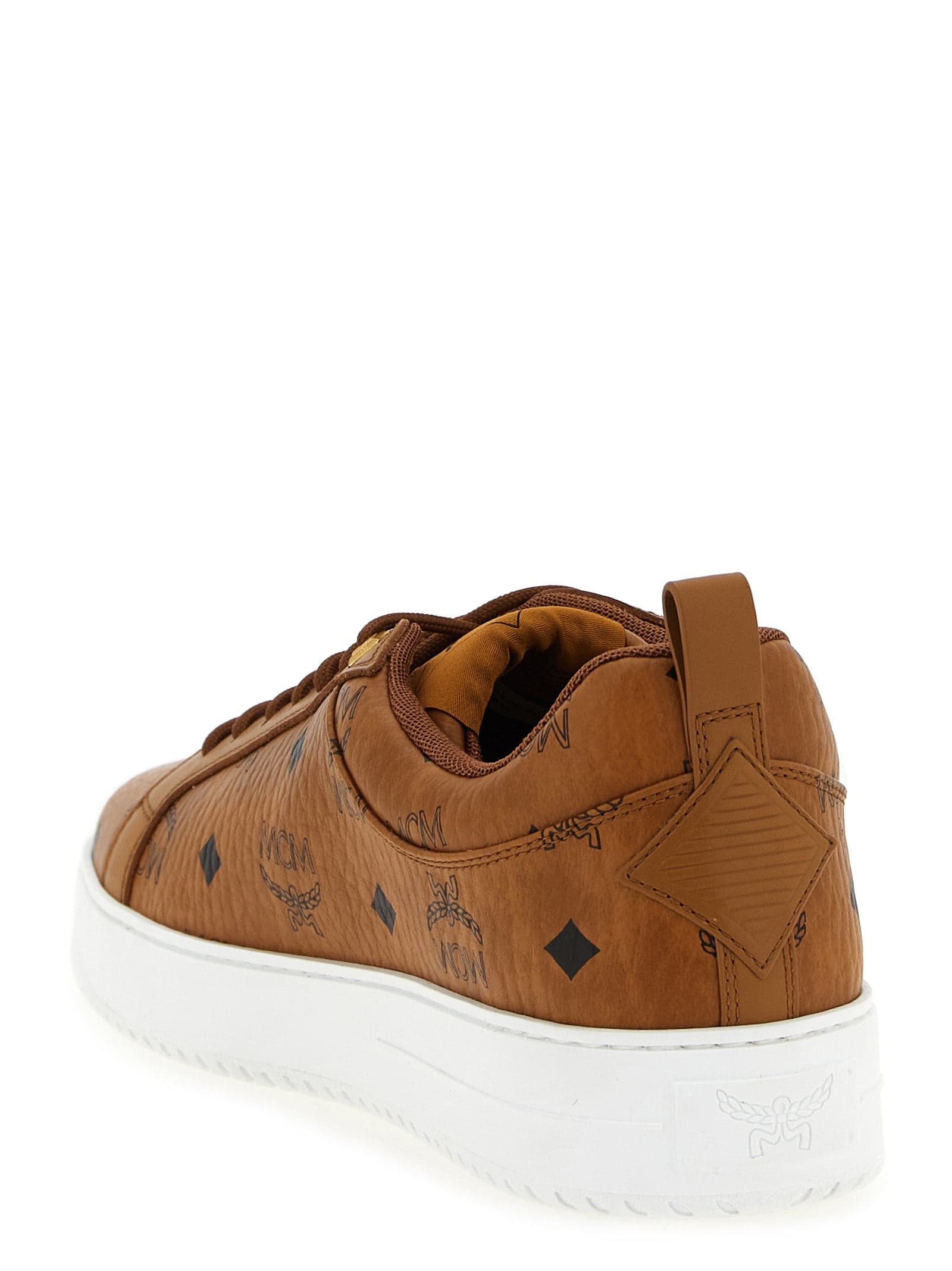 Brown Polyethylene Low Top Sneakers - 3