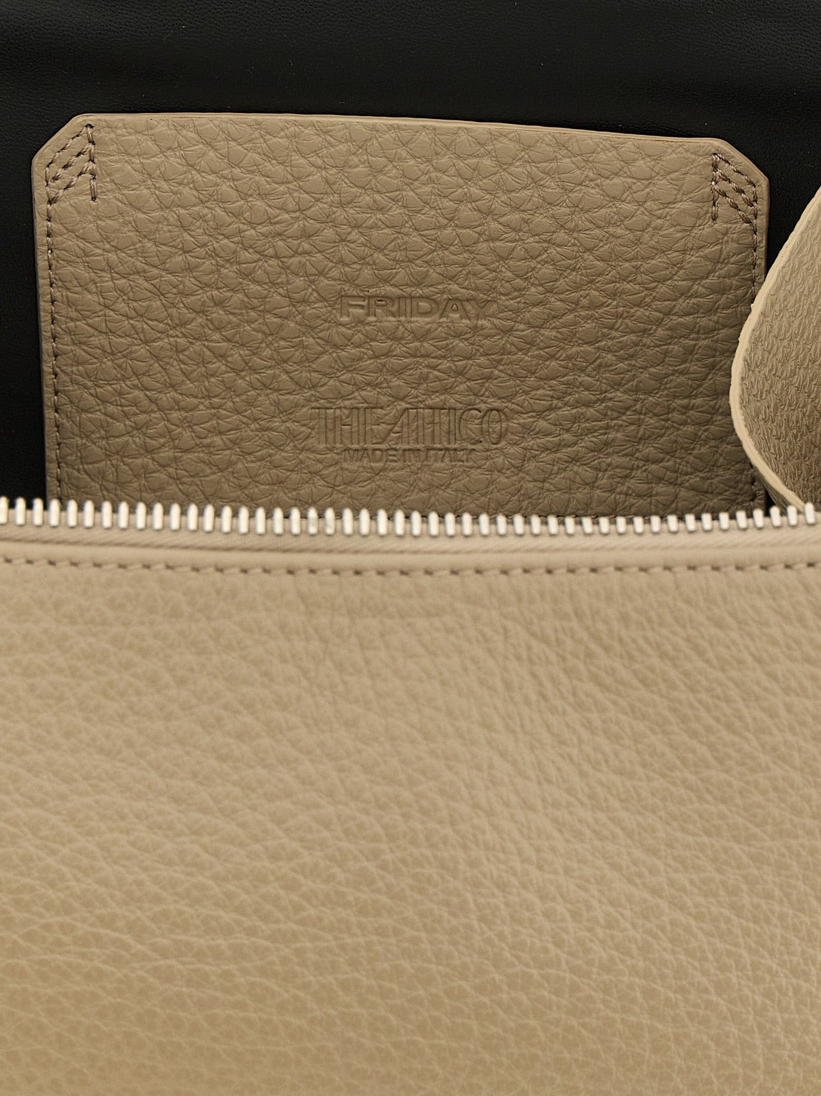 Beige Bovine Leather Handbag - 4