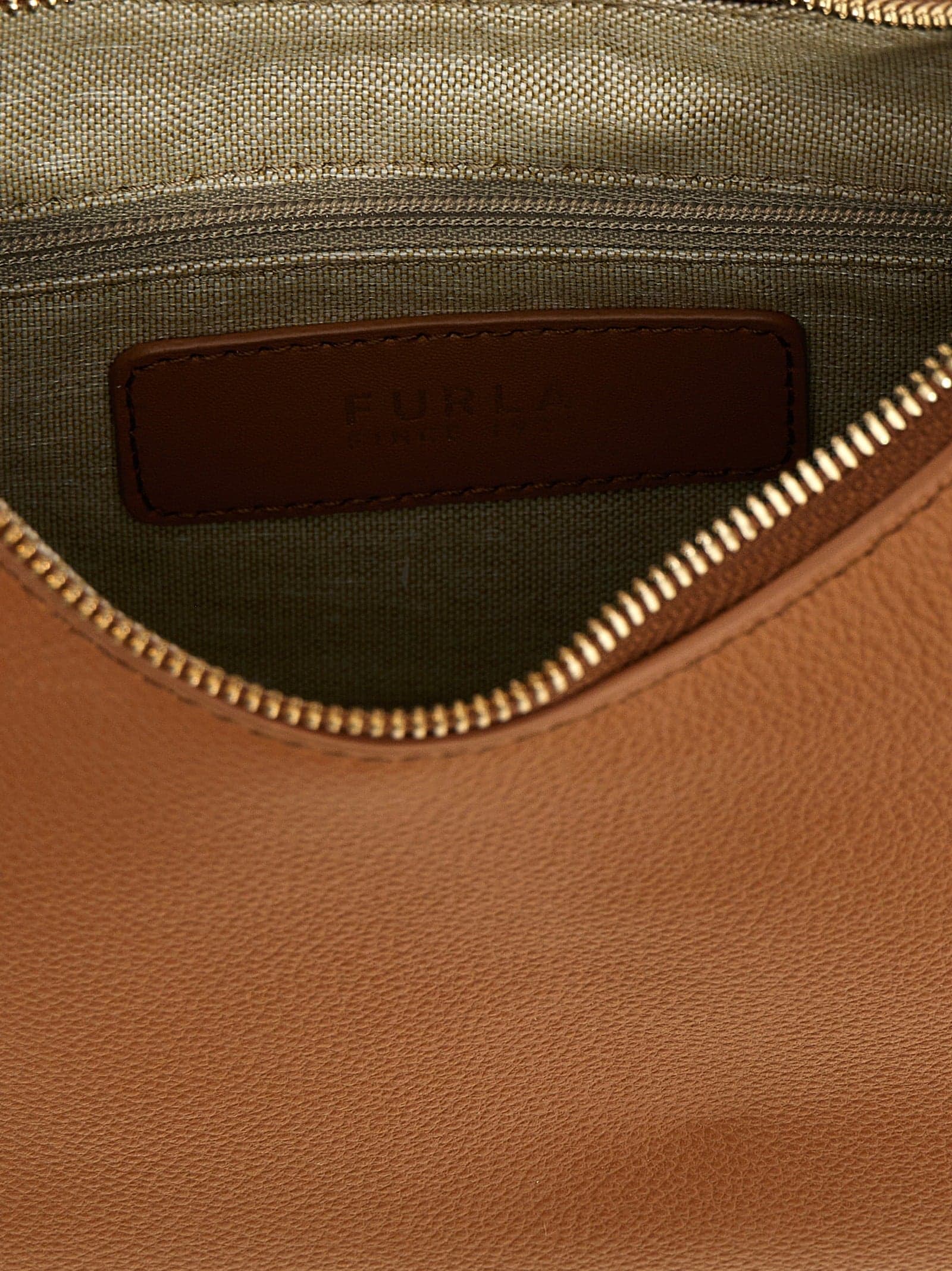 Brown Leather Shoulder Bag - 4