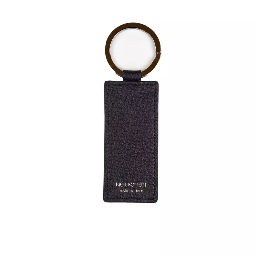 Blue Leather Men's Keychain - 2