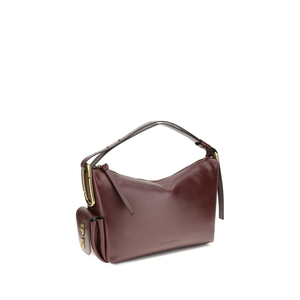 Bordeaux Calf Leather Bos Taurus Shoulder Bag - 2