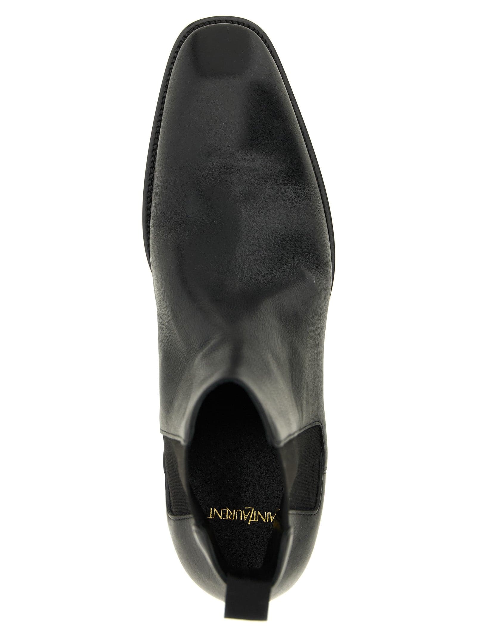 Black Calfskin Chelsea Boots - 4