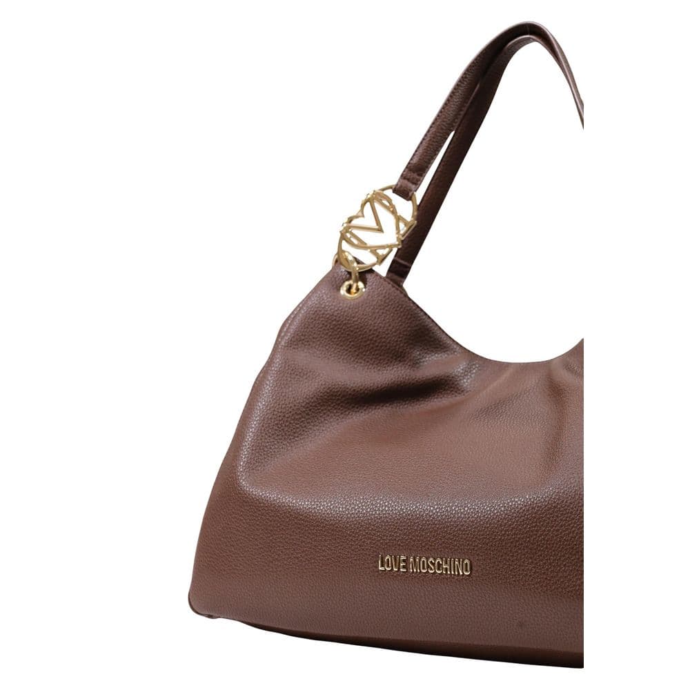 Brown Polyethylene Handbag - 4