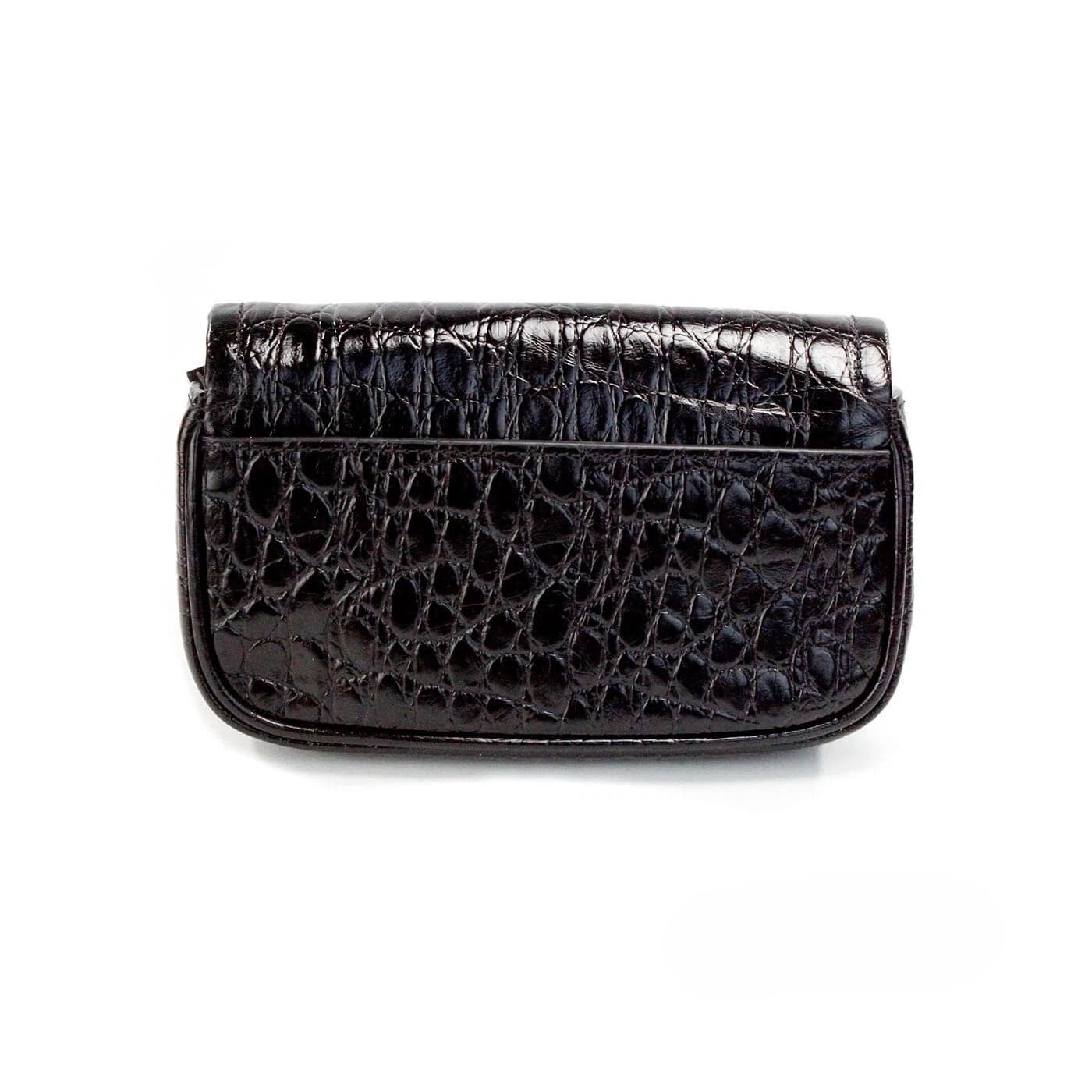 Marc Jacobs The Mini Shoulder Bag Black Embossed Leather Crossbody Bag - 2