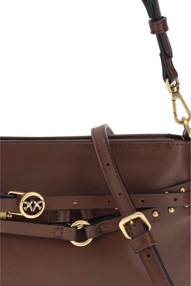 Brown Calf Leather Bos Taurus Shoulder Bag - 4