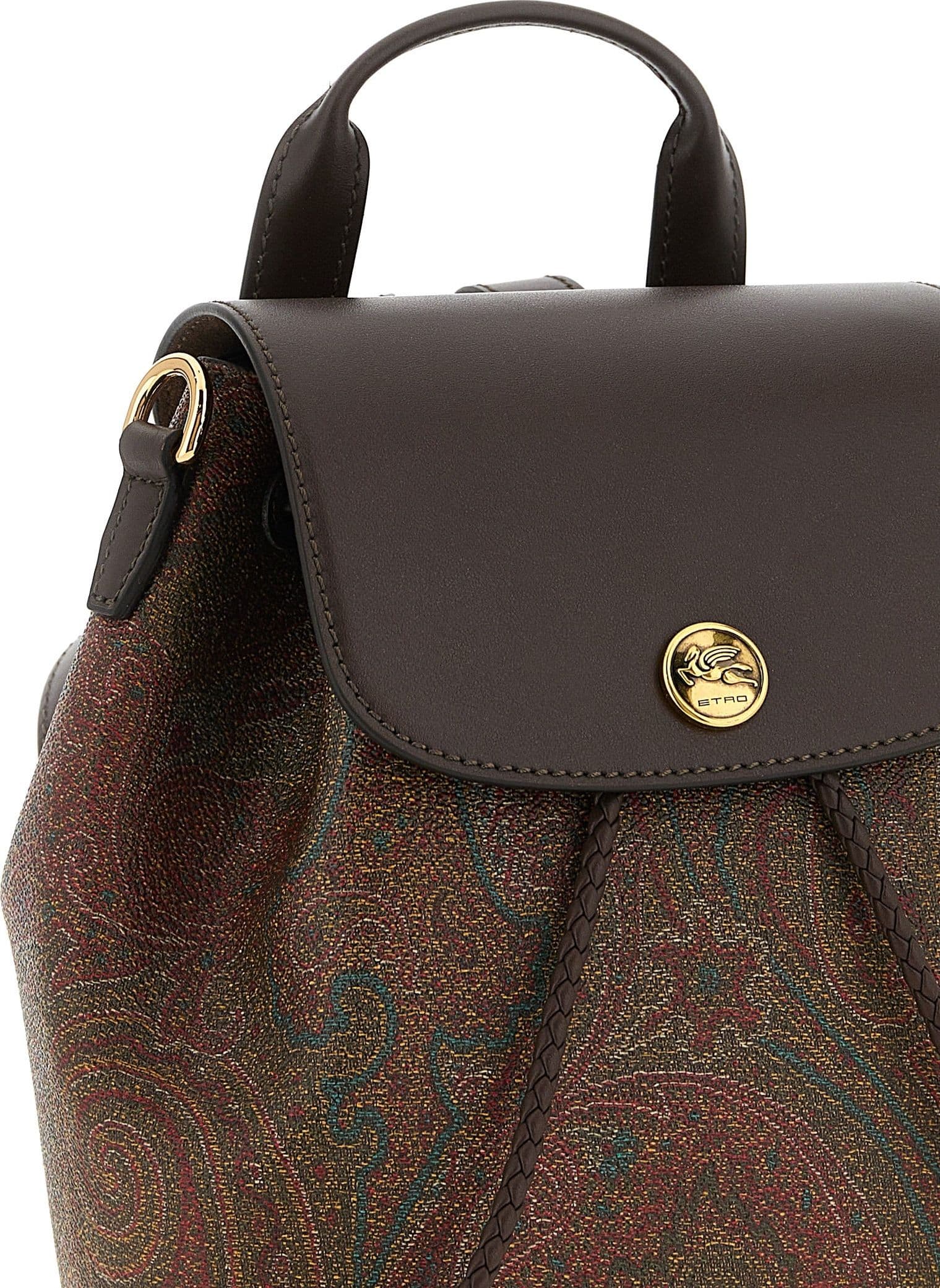 Multicolor Cotton Backpack - 3
