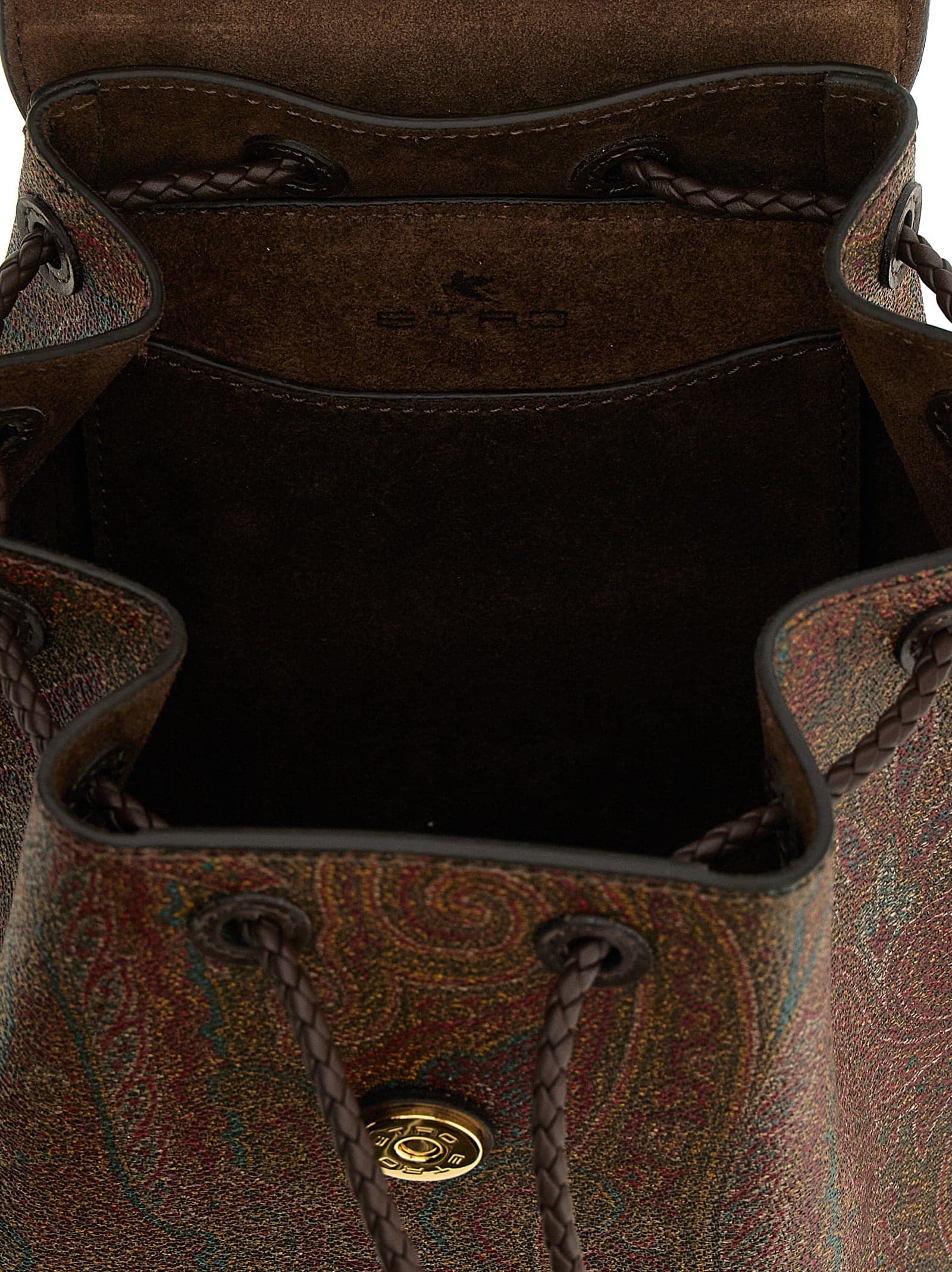 Multicolor Cotton Backpack - 4