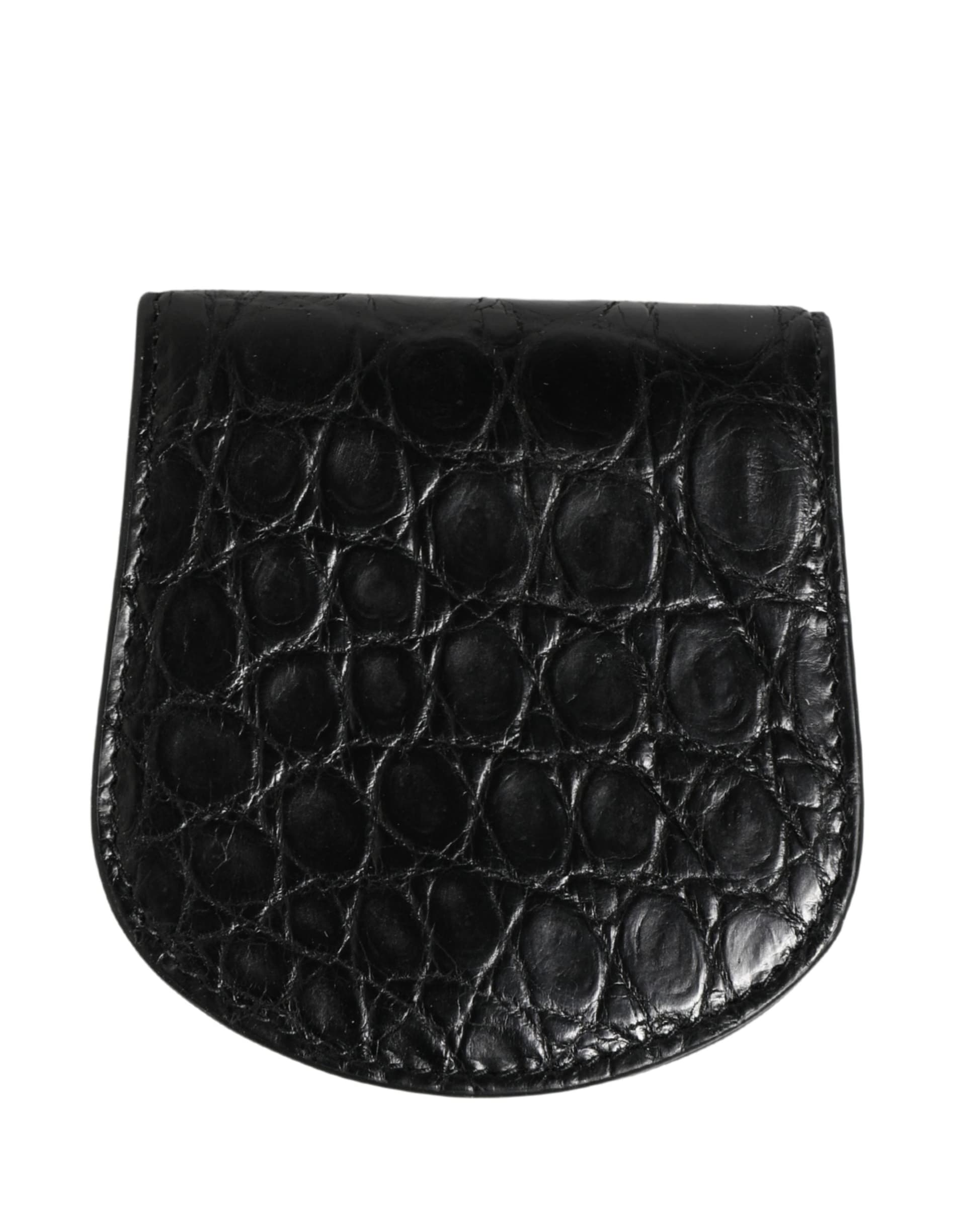 Black Exotic Skin Condom Case Holder Pocket Wallet - 5