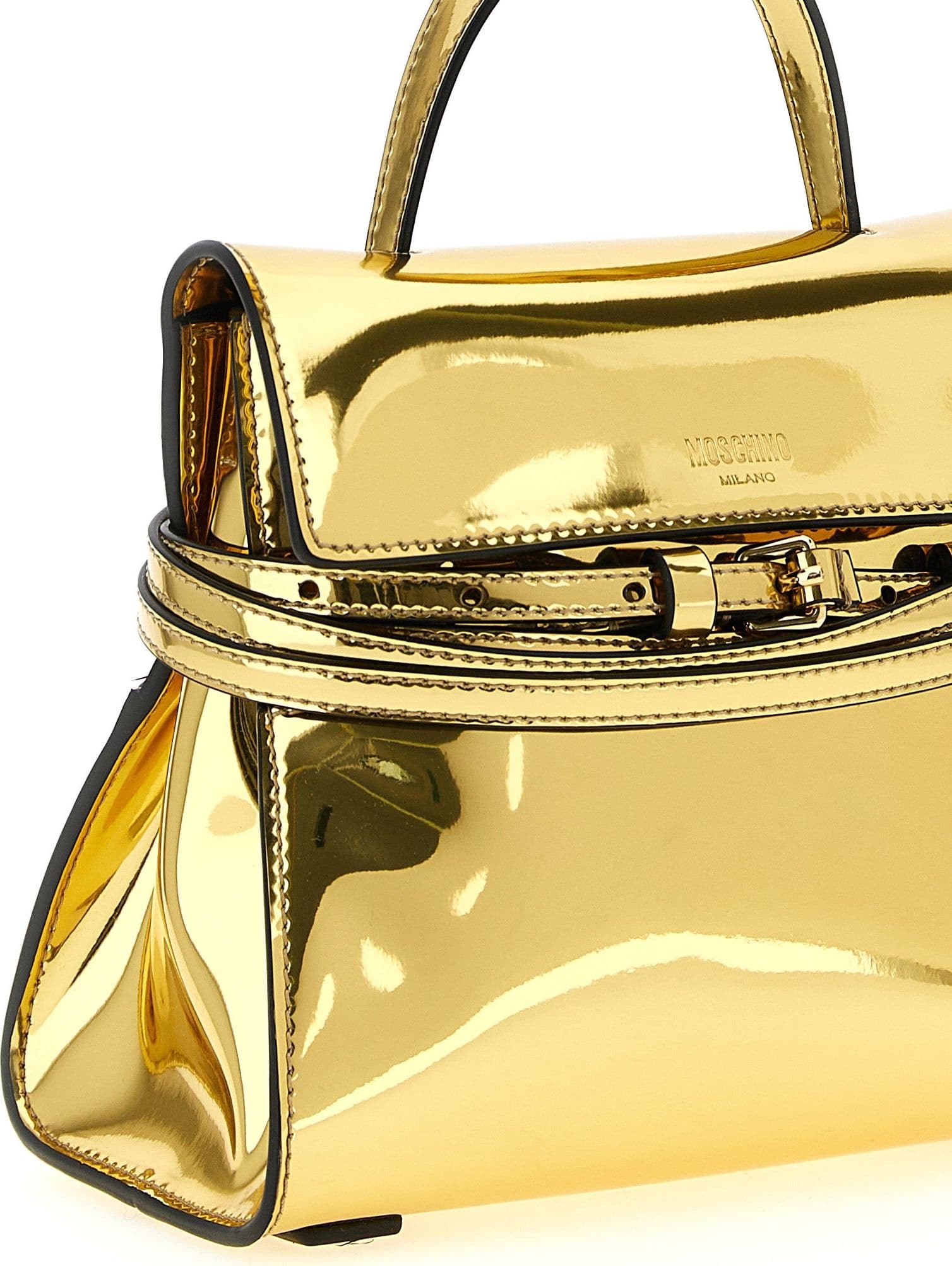Gold Polyethylene Handbag - 3