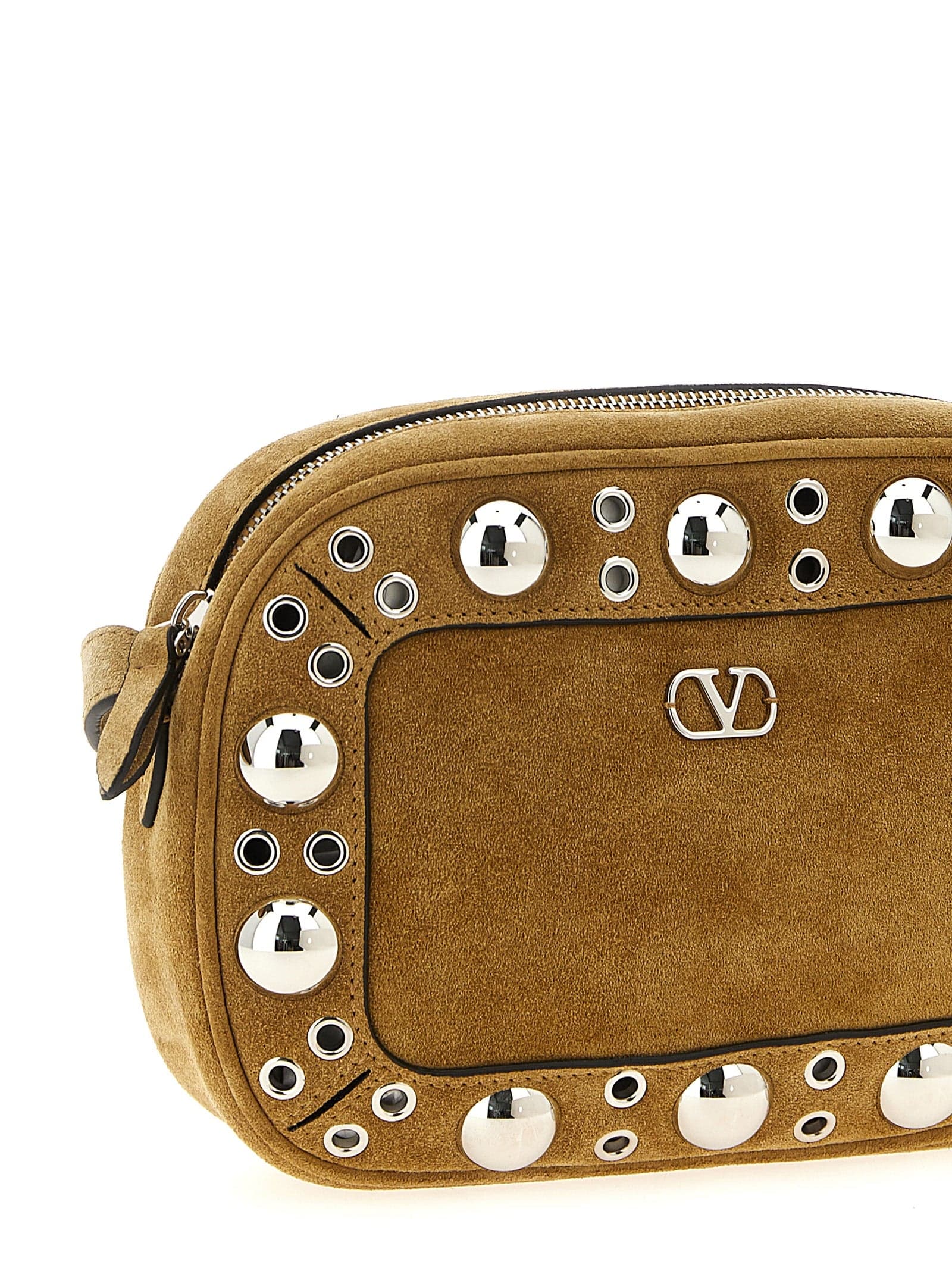 Beige Cowhide Crossbody Bag - 3