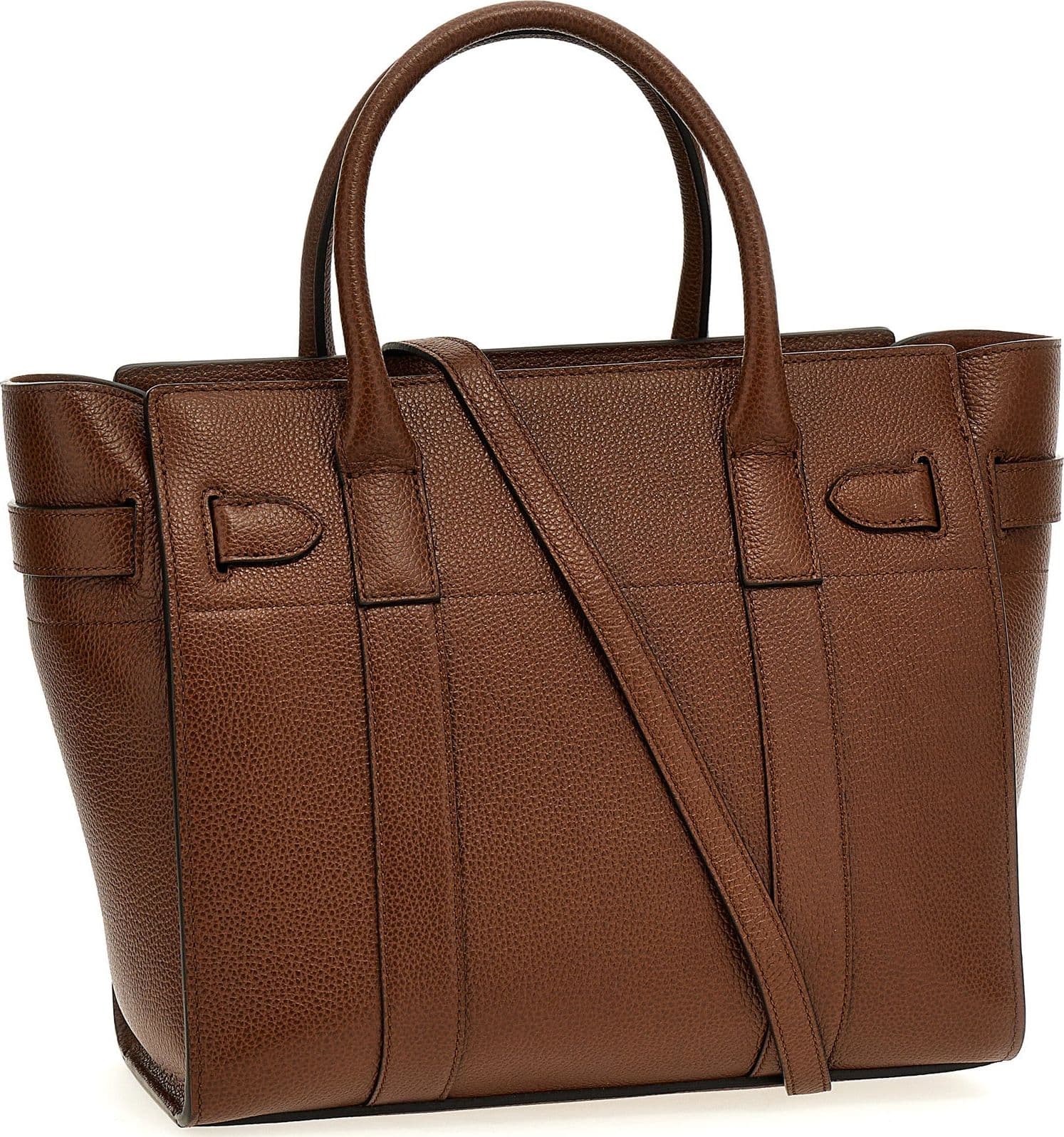 Brown Bovine Leather Tote Bag - 2