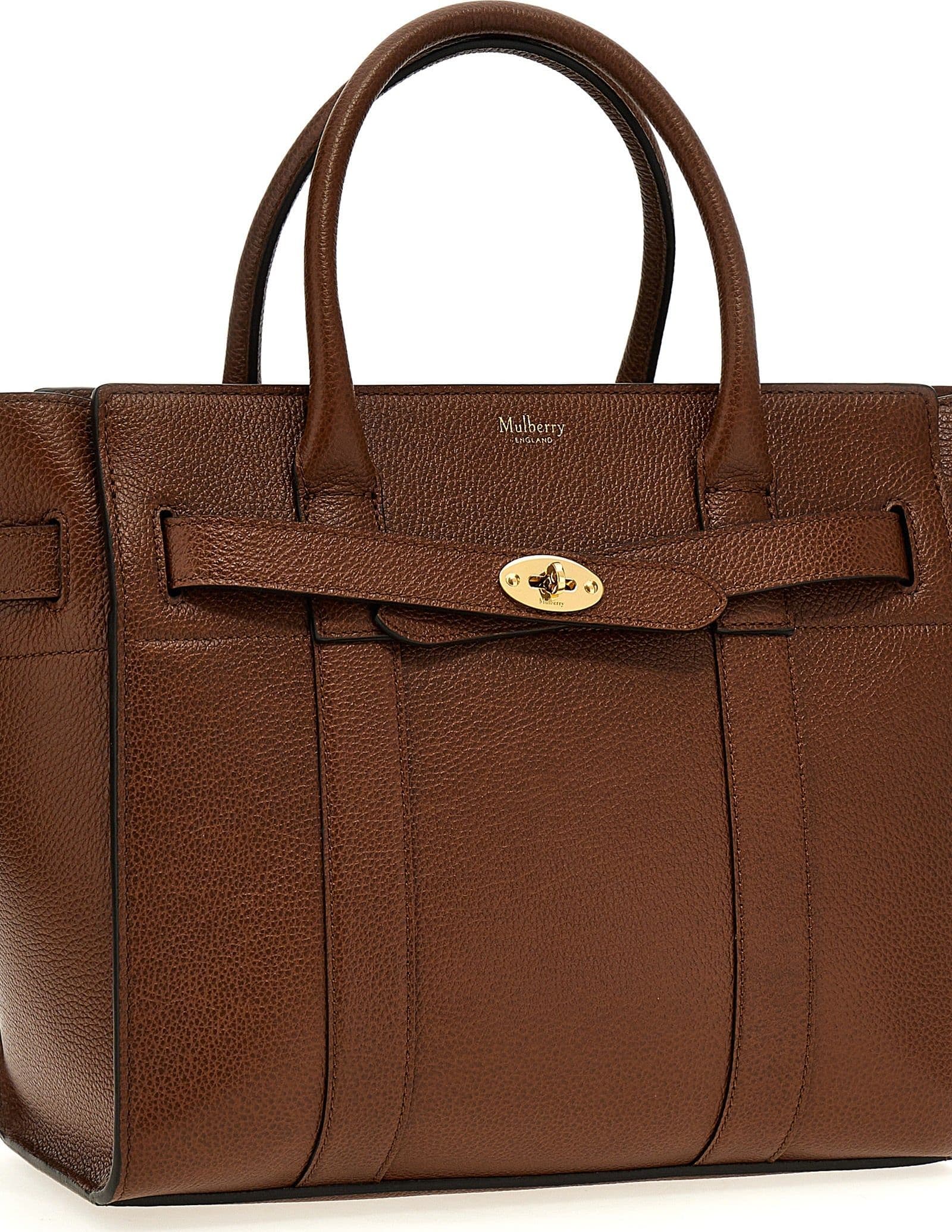 Brown Bovine Leather Tote Bag - 3