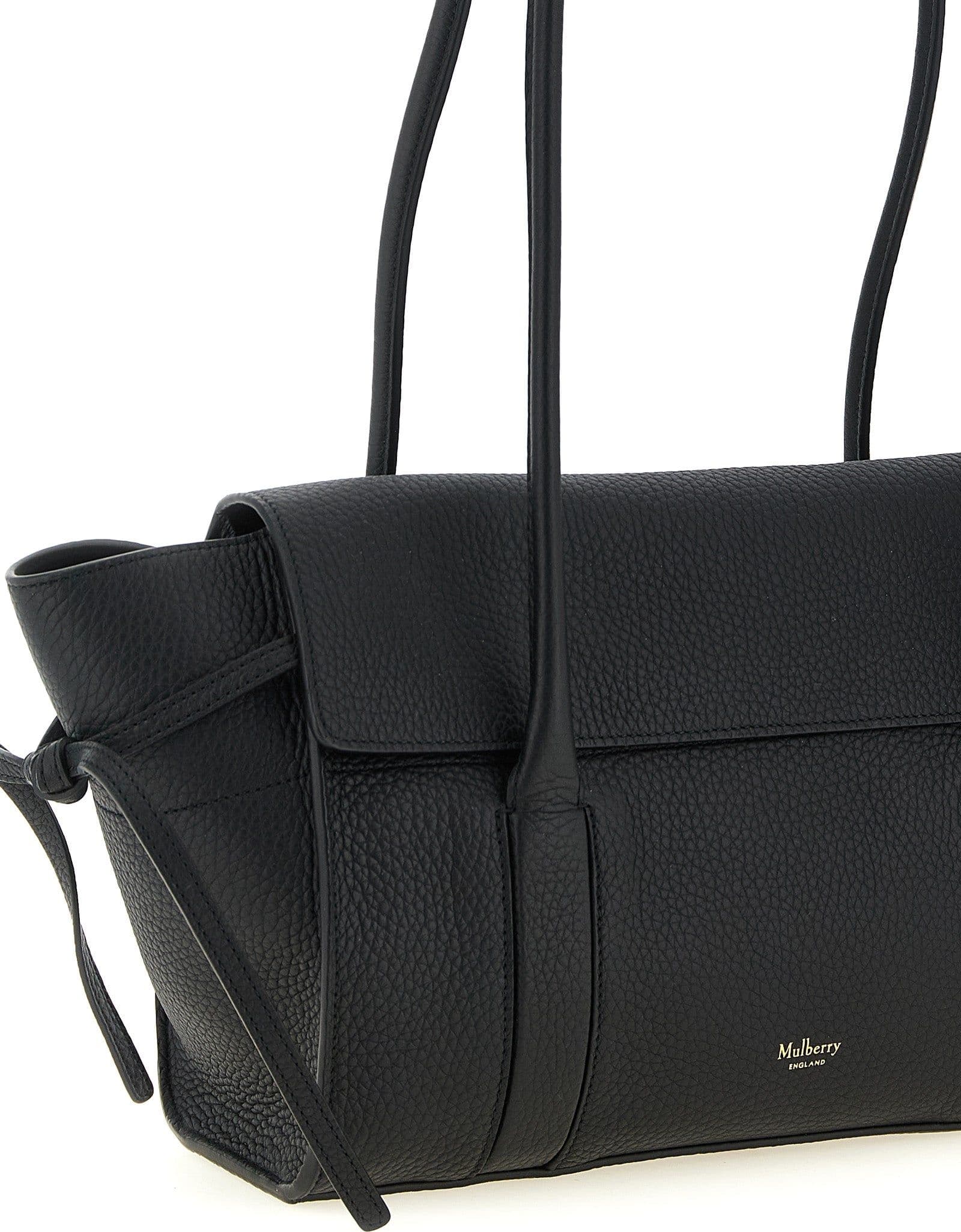 Black Calfskin Shoulder Bag - 3