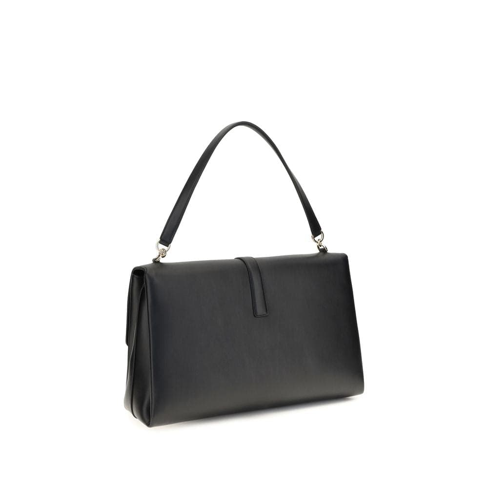Black Calf Leather Bos Taurus Shoulder Bag - 3