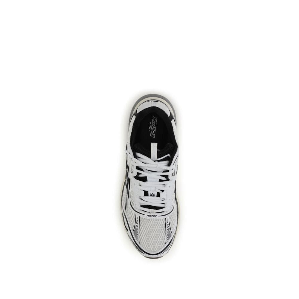 White Calf Leather Bos Taurus Athletic Sneakers - 4