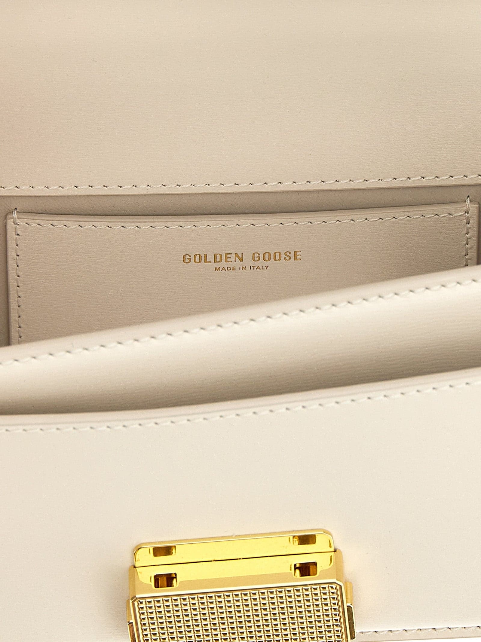 White Cowhide Handbag - 4