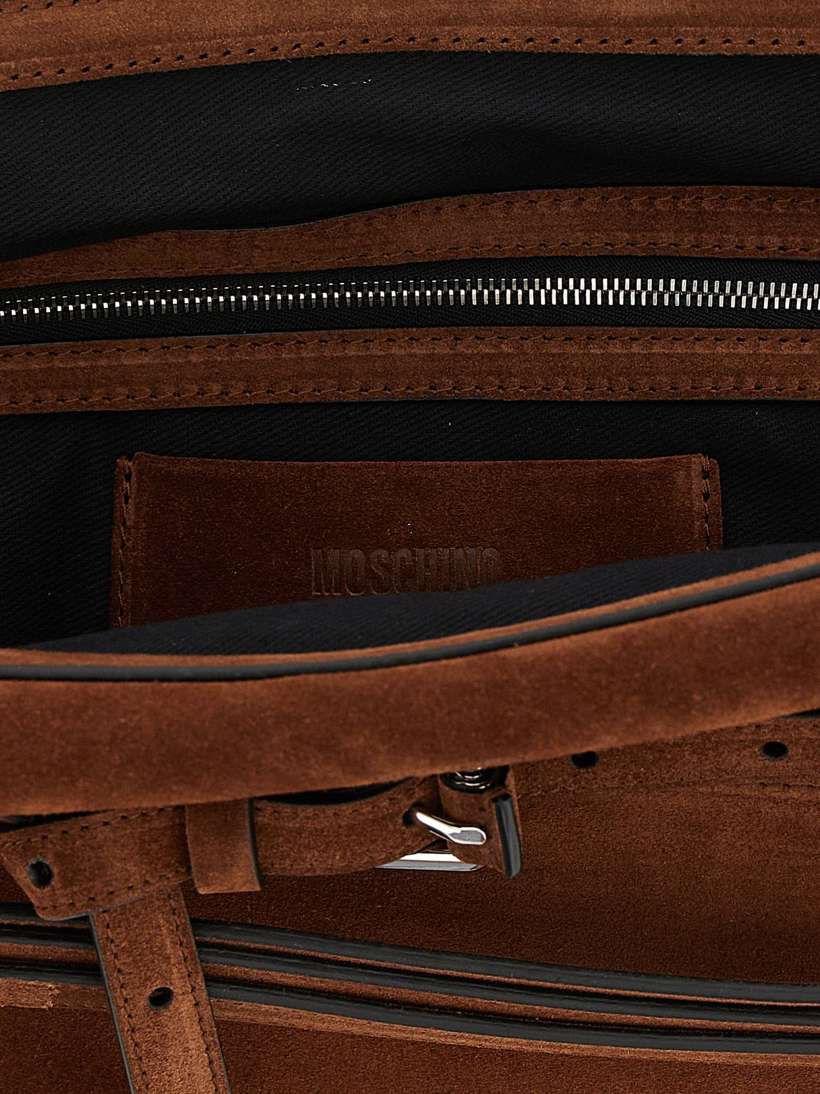 Brown Calfskin Clutch Bag - 4