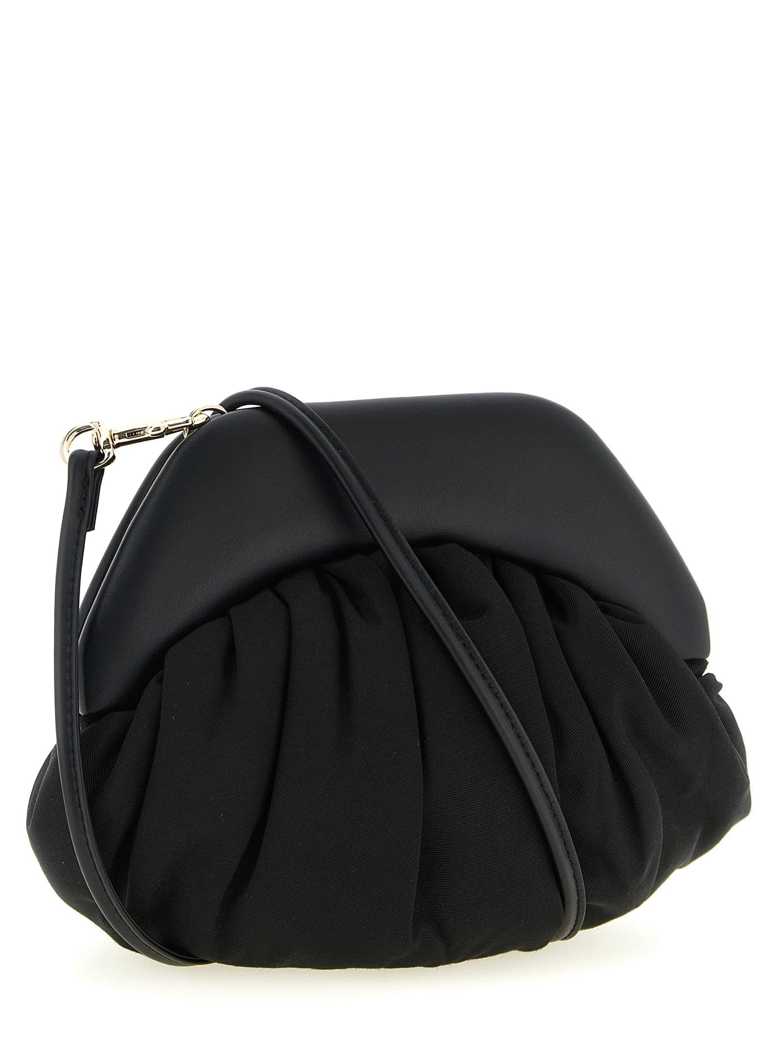 Black Viscose Clutch Bag - 2