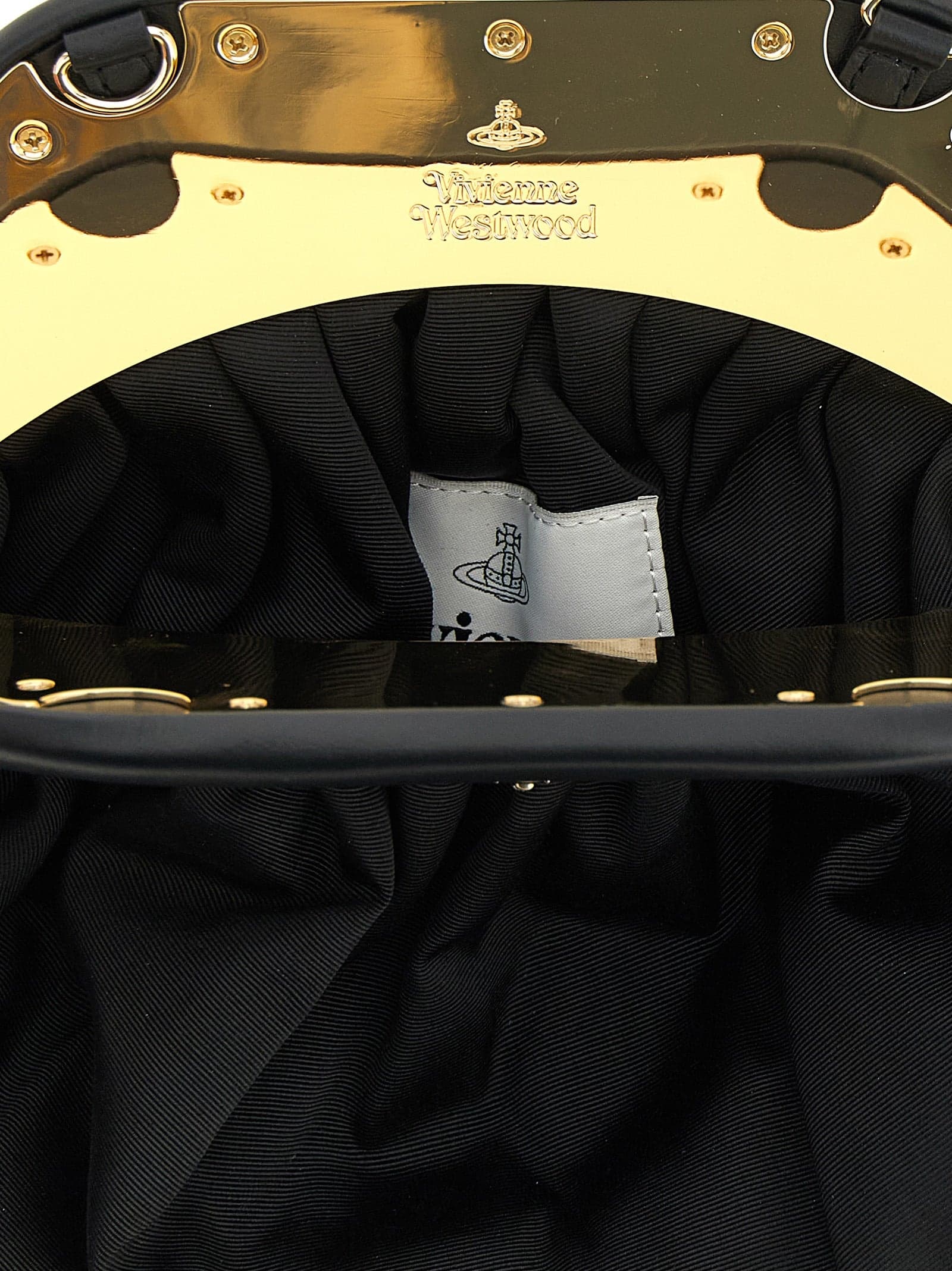 Black Viscose Clutch Bag - 4