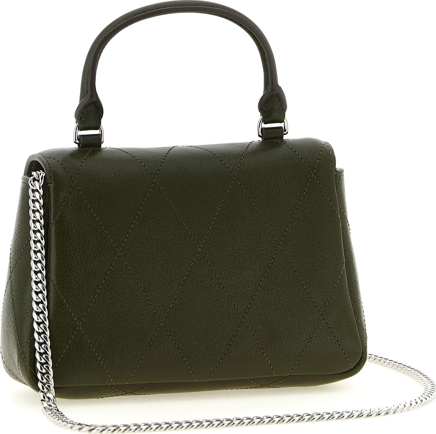 Bicolor Cowhide Handbag - 2