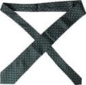 Green Silk Branded Logo Adjustable Men Tie - 3