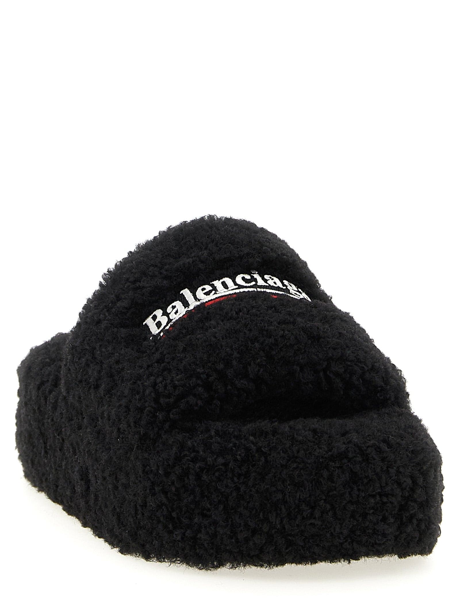 Black Polyester Slides - 2