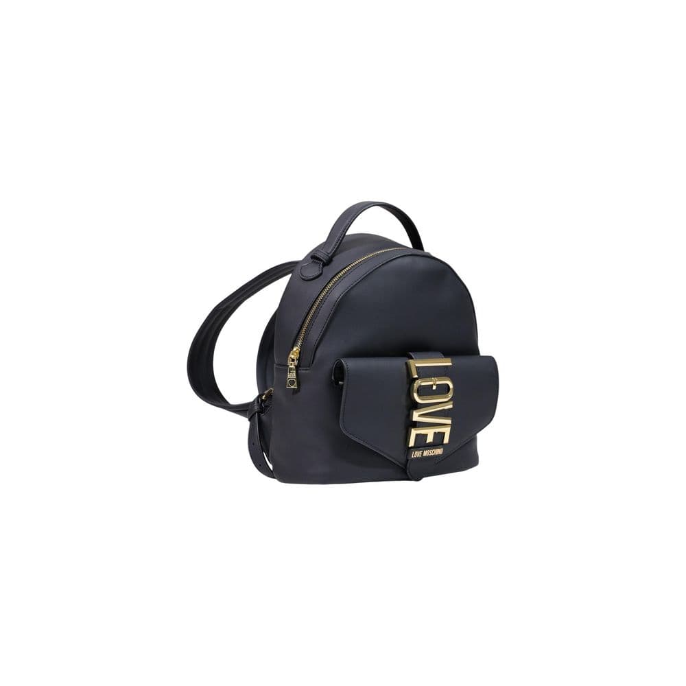 Black Polyethylene Backpack - 2