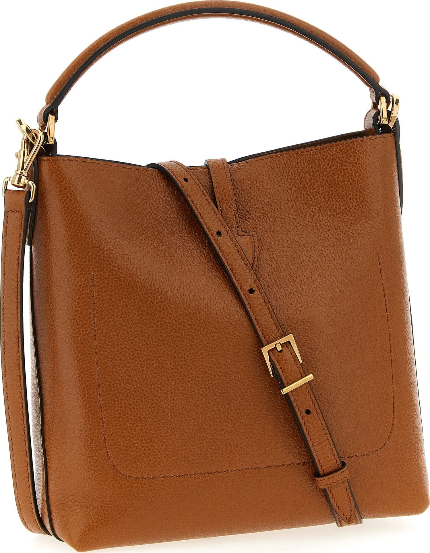 Brown Calfskin Handbag - 2