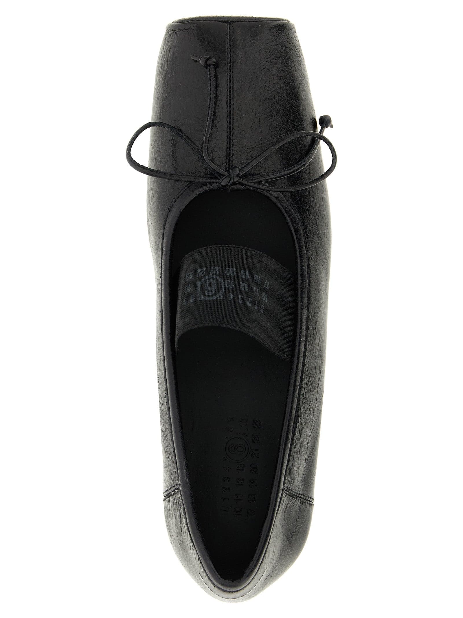 Black Calfskin Ballet Flats - 4