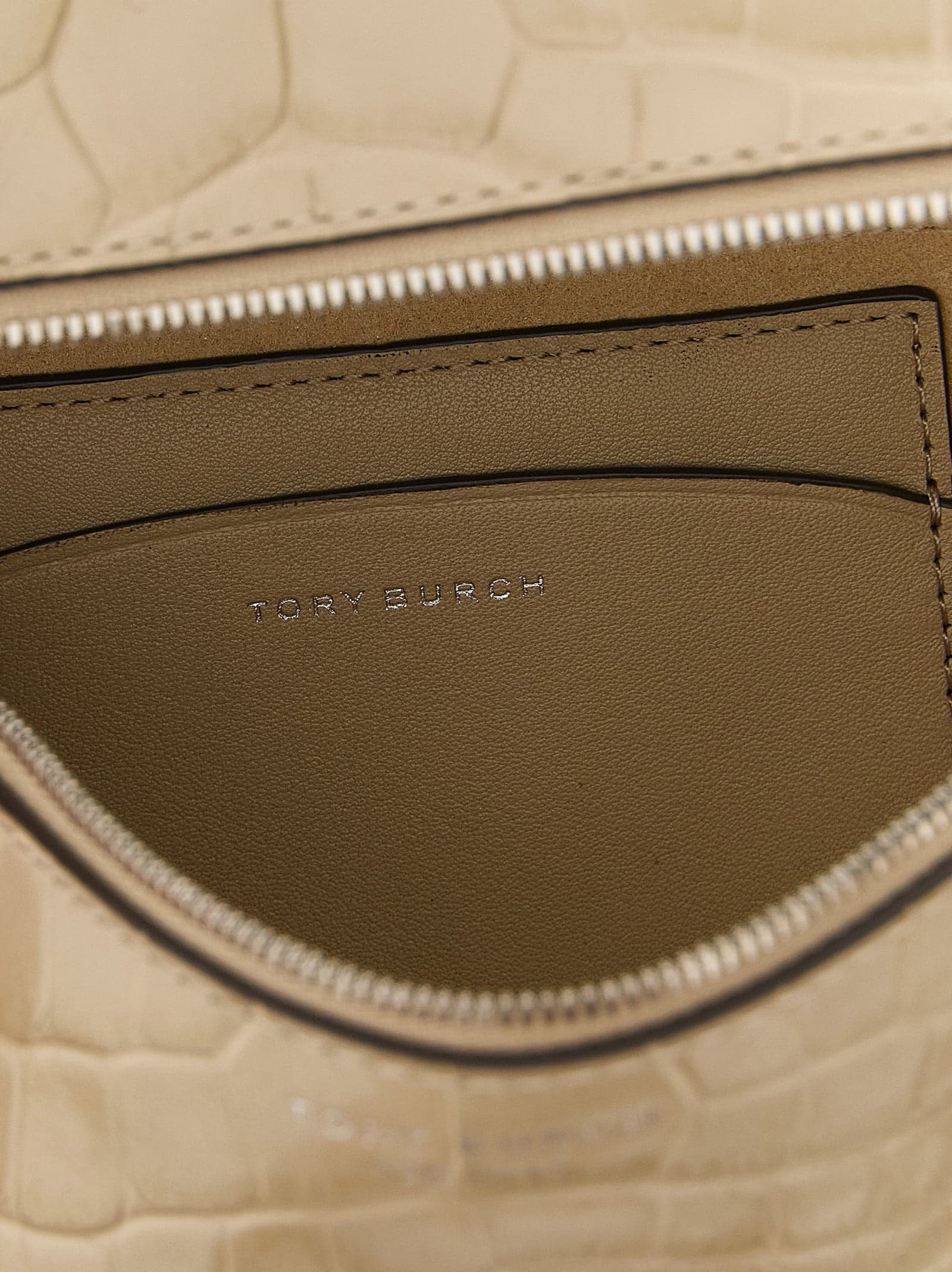 Beige Cowhide Shoulder Bag - 4