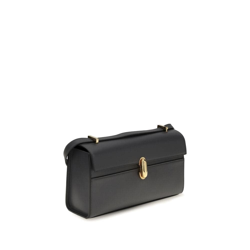 Gray Calf Leather Bos Taurus Shoulder Bag - 2