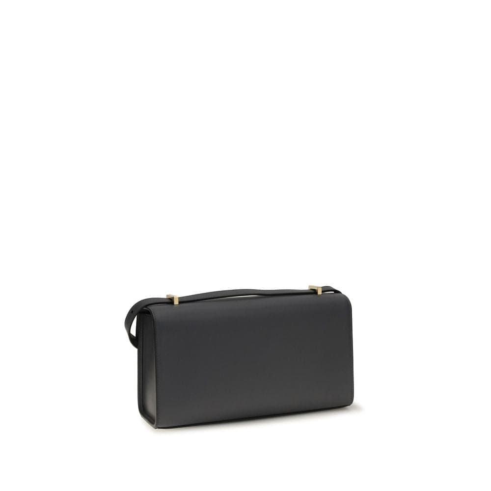 Gray Calf Leather Bos Taurus Shoulder Bag - 3
