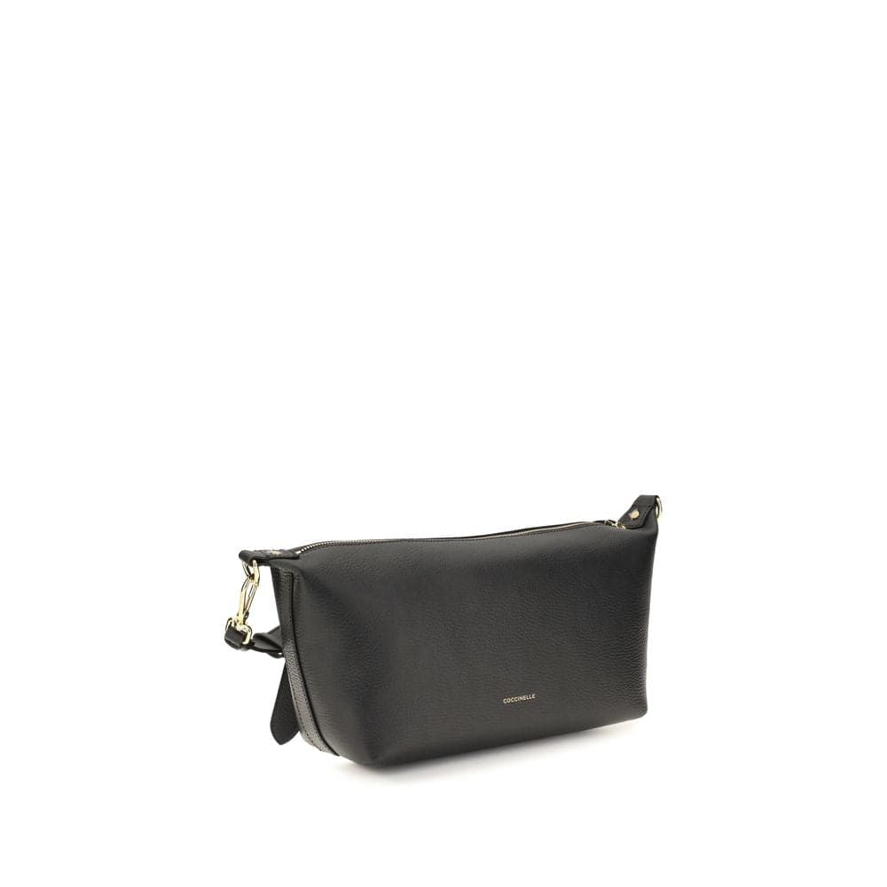 Black Calf Leather Bos Taurus Shoulder Bag - 3