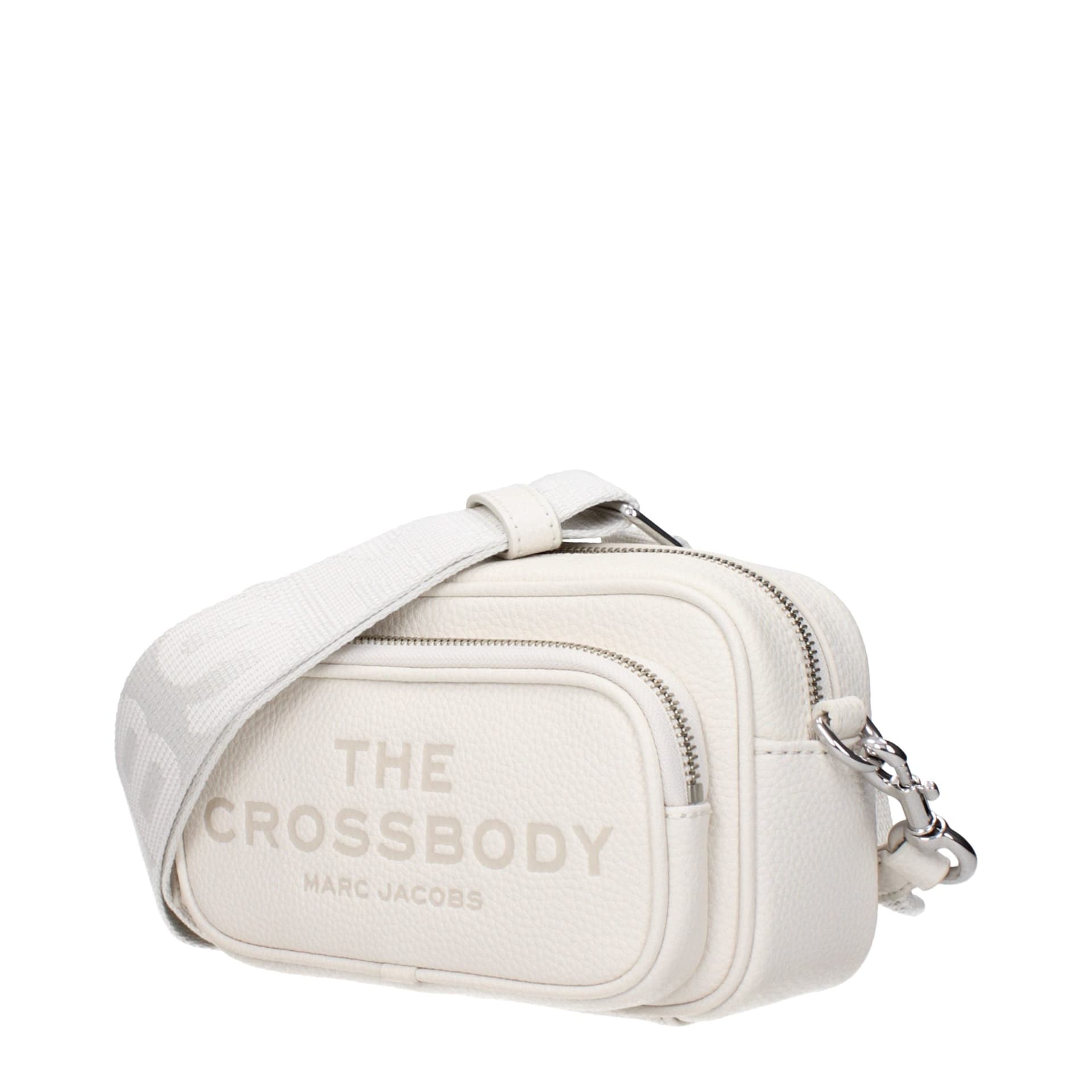 White Leather Crossbody Bag - 2