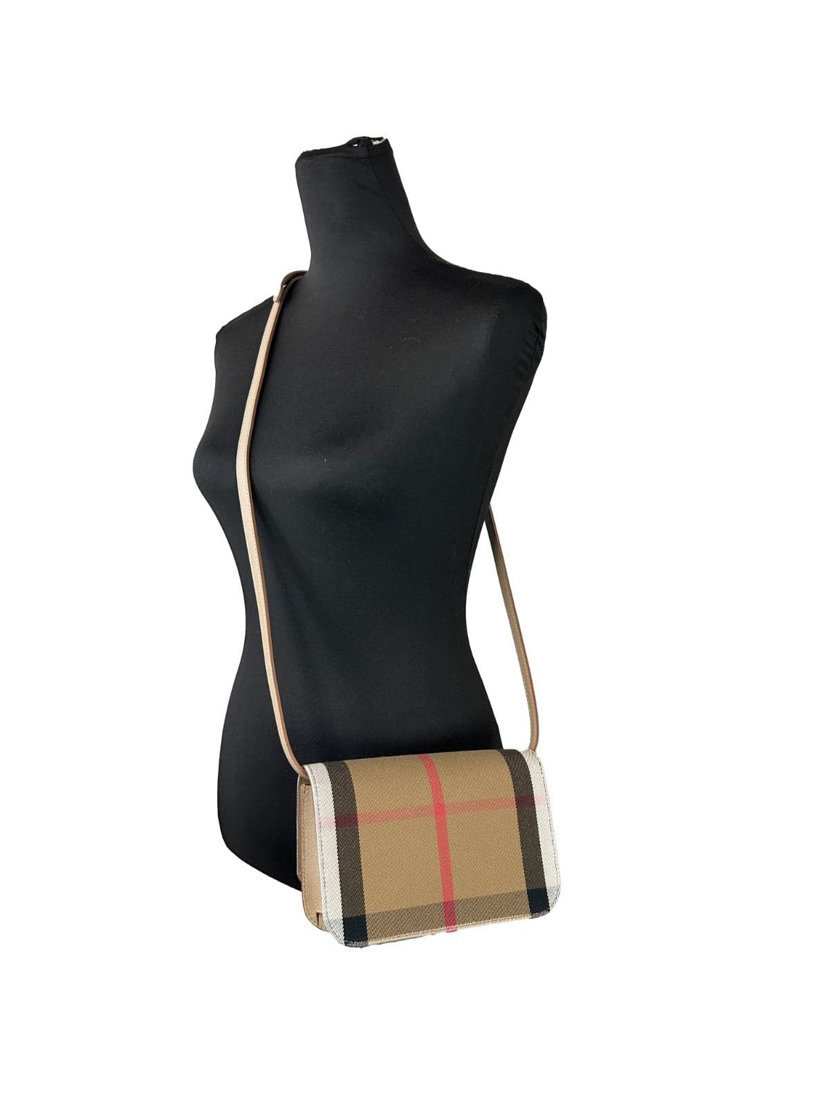 Burberry Small Leather Madison Crossbody Check Bag - 3