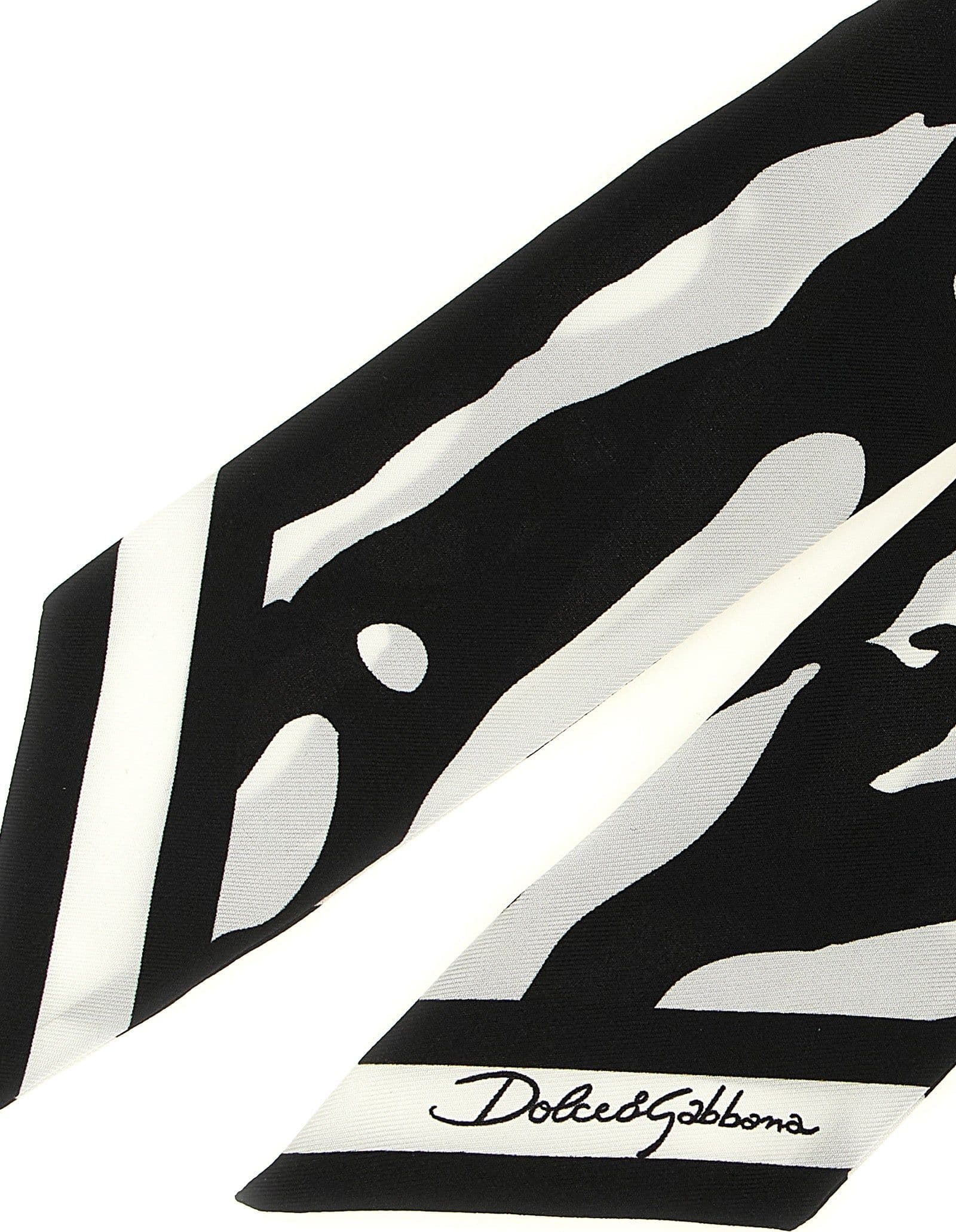 Bicolor Silk Foulard - 3