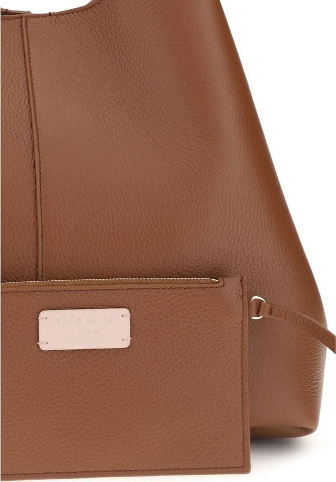 Brown Calf Leather Bos Taurus Shoulder Bag - 4
