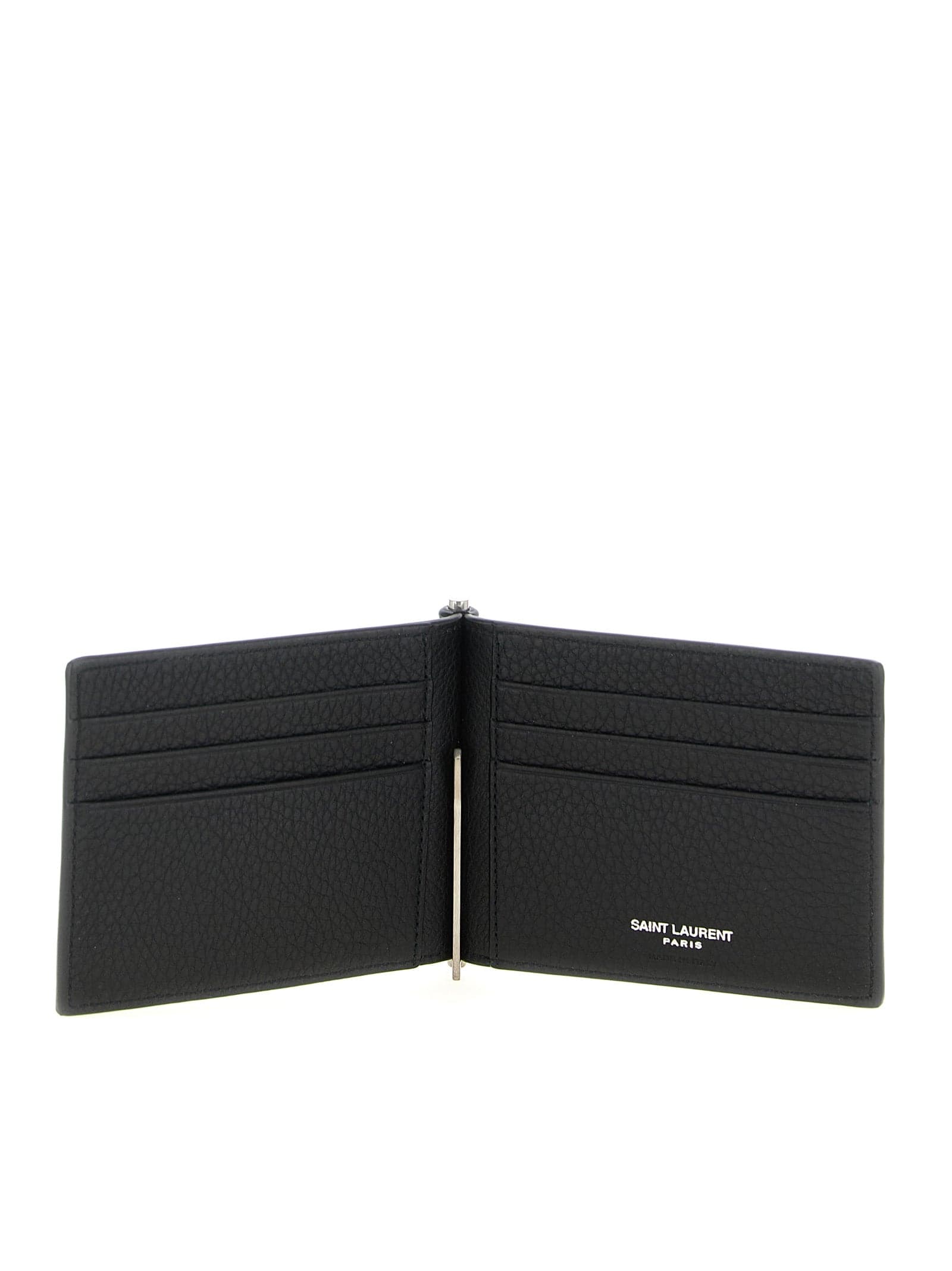 Black Calfskin Money Clip - 3