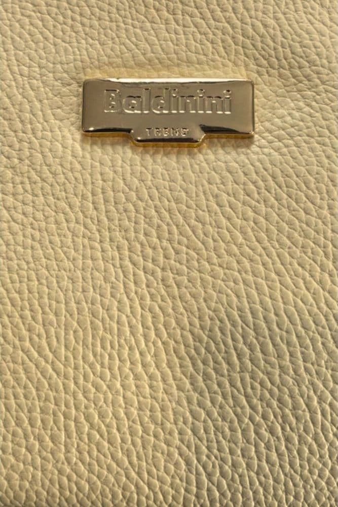 Yellow Leather Women Shoulder Bag - 5