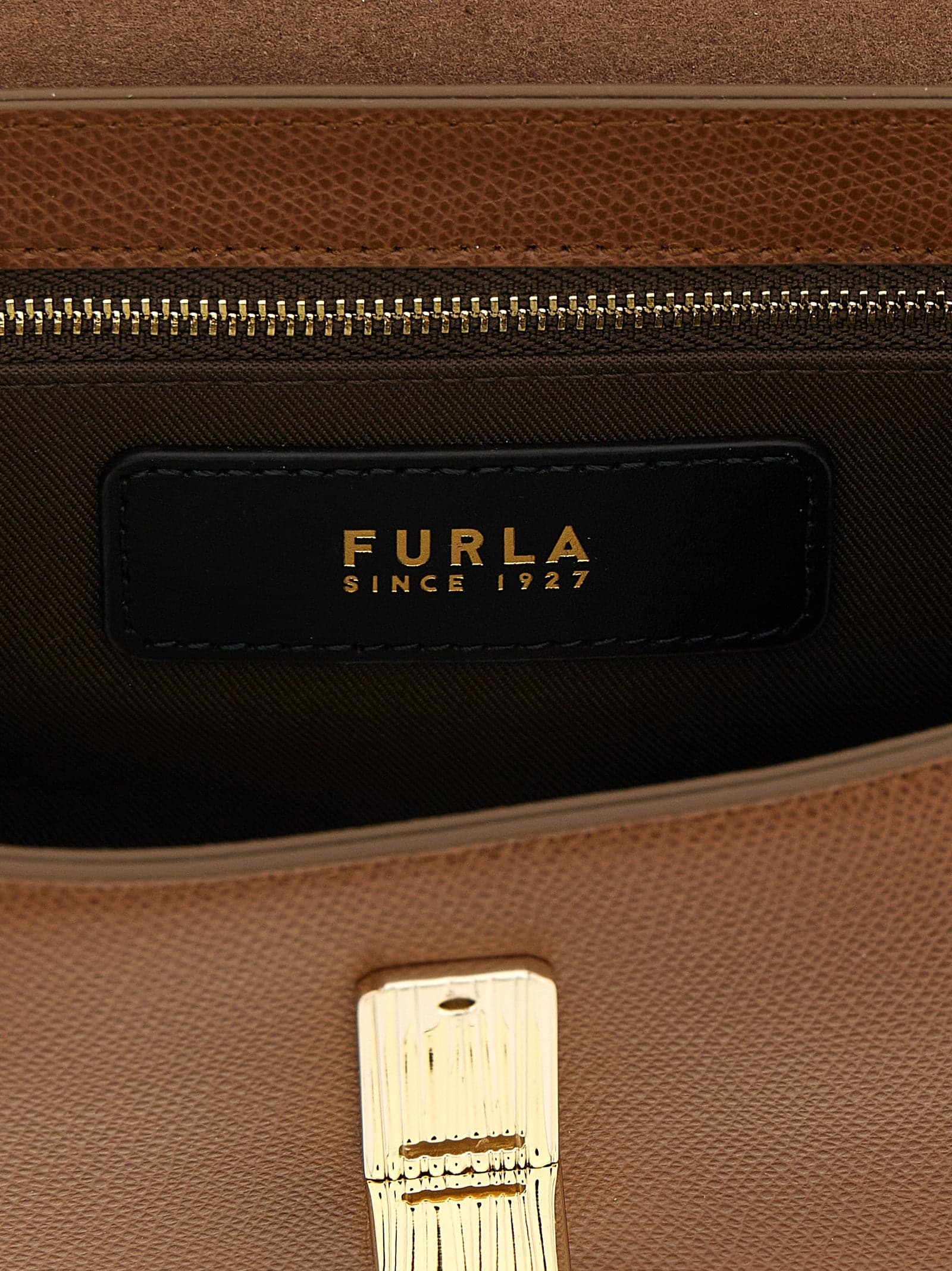 Brown Calfskin Crossbody Bag - 4