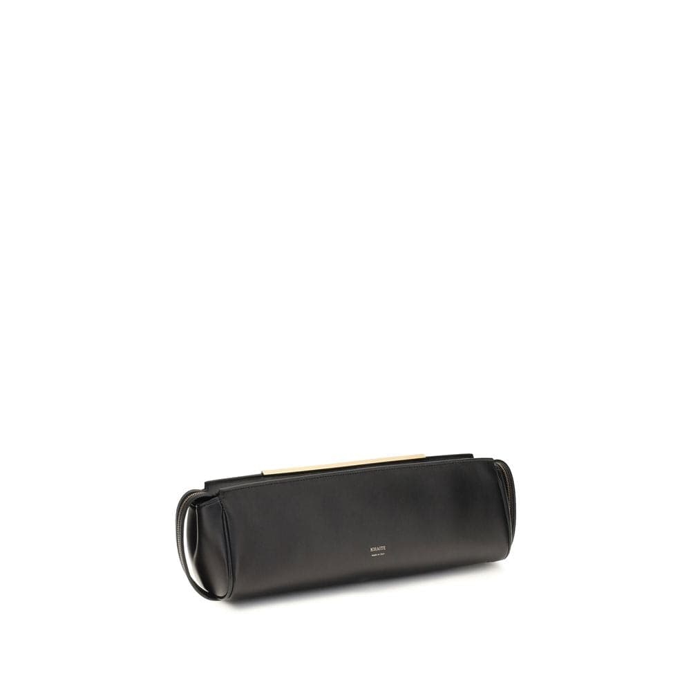 Black Calf Leather Bos Taurus Clutch Bag - 2