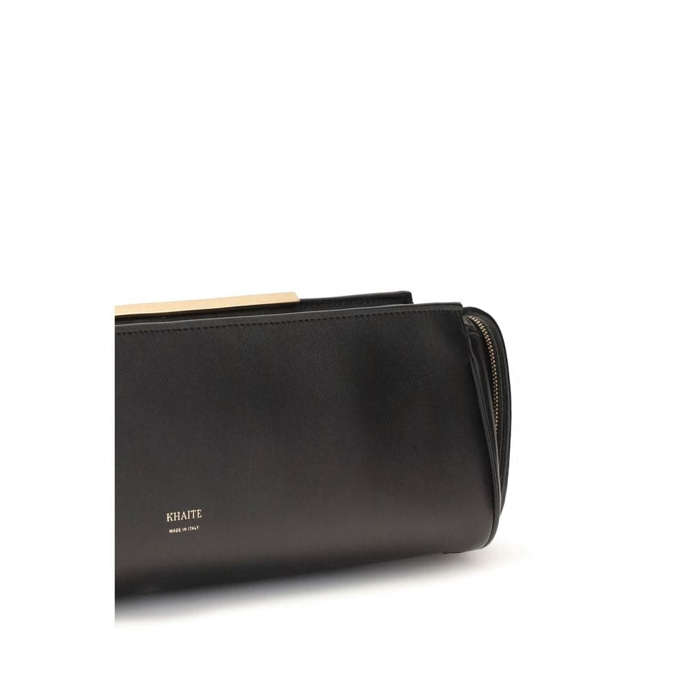 Black Calf Leather Bos Taurus Clutch Bag - 4