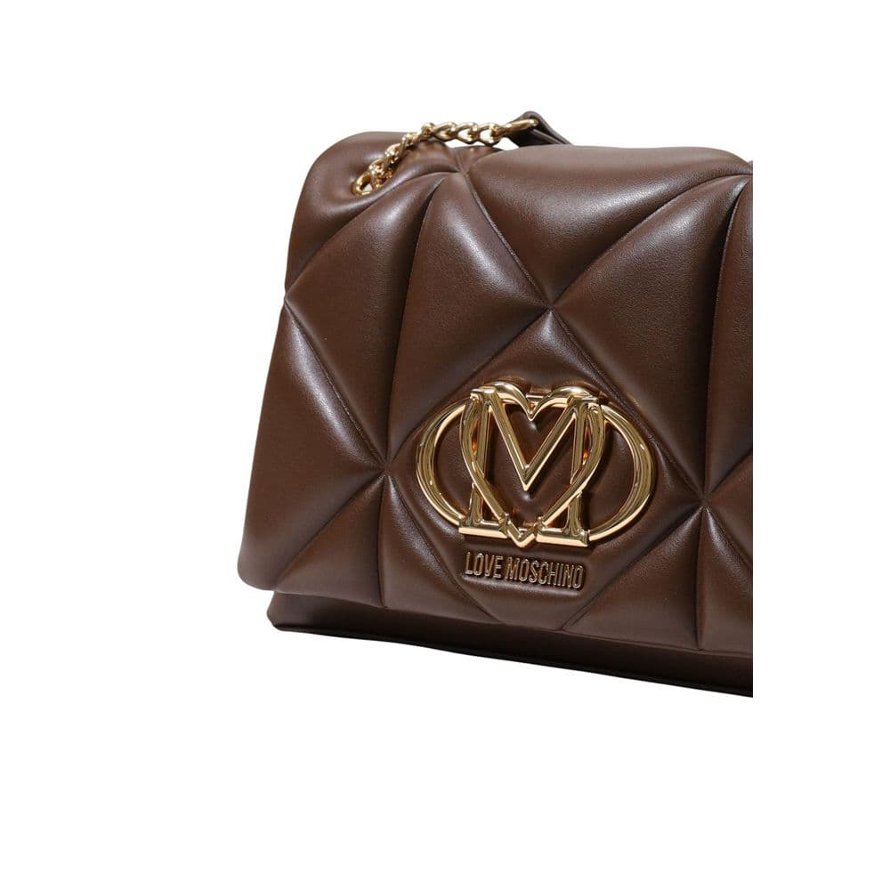 Brown Polyethylene Handbag - 4