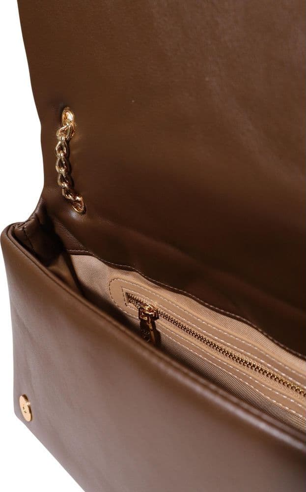 Brown Polyethylene Handbag - 5