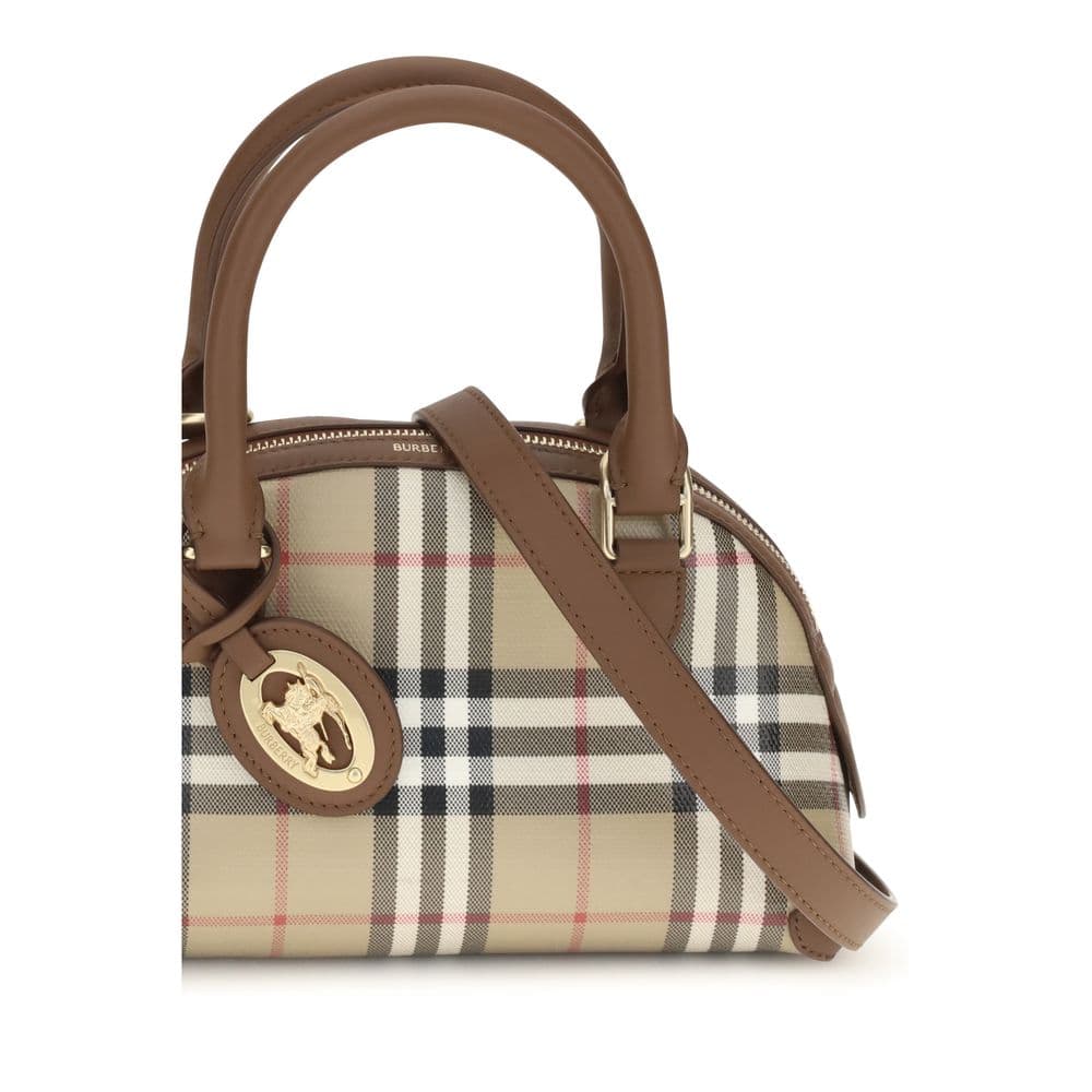 Beige Canvas Handbag - 4