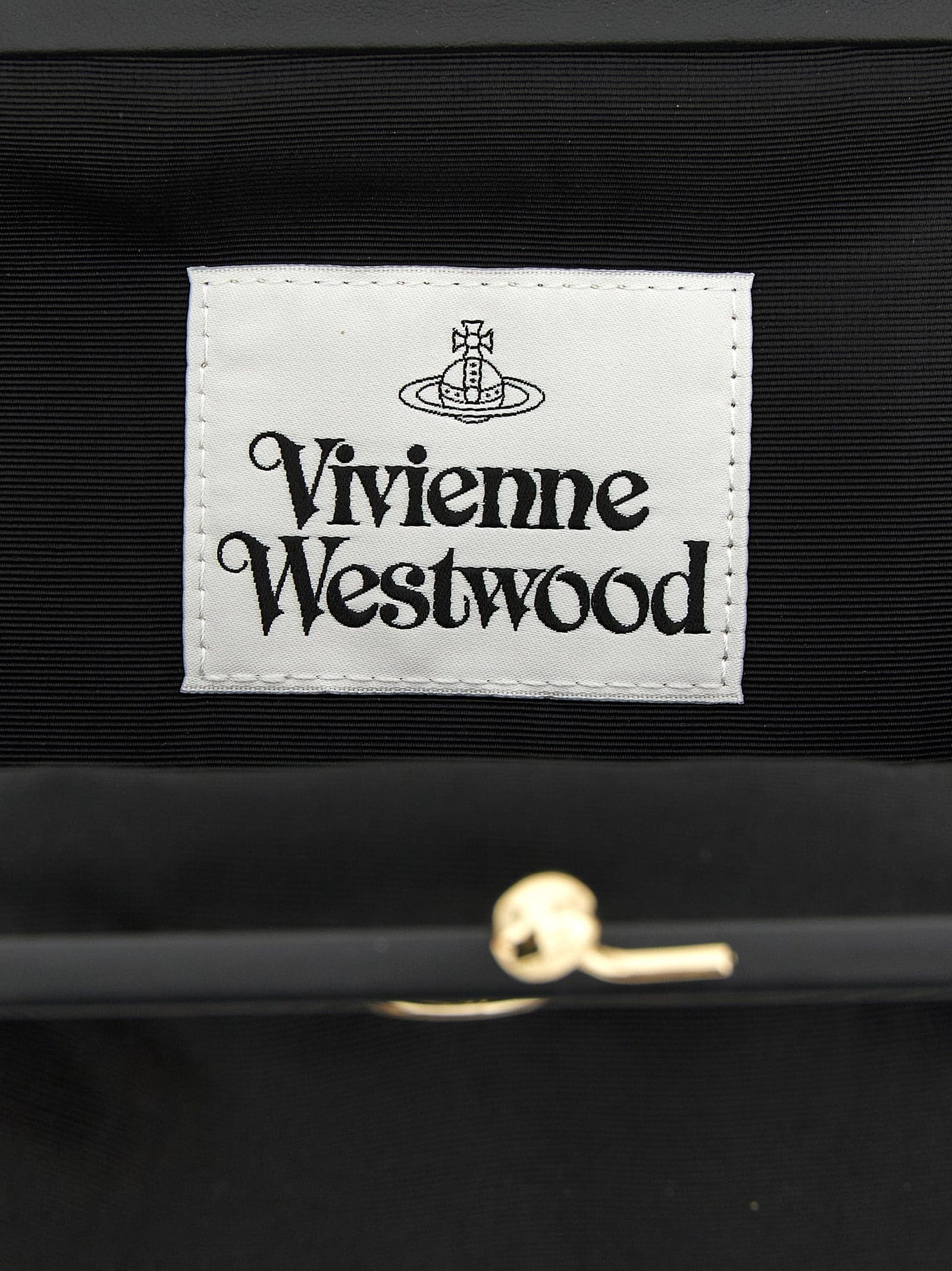 Black Viscose Clutch Bag - 4