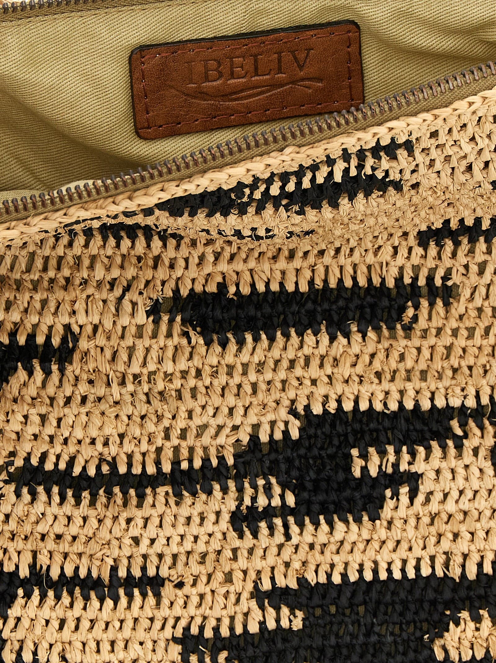 Multicolor Raffia Clutch Bag - 4