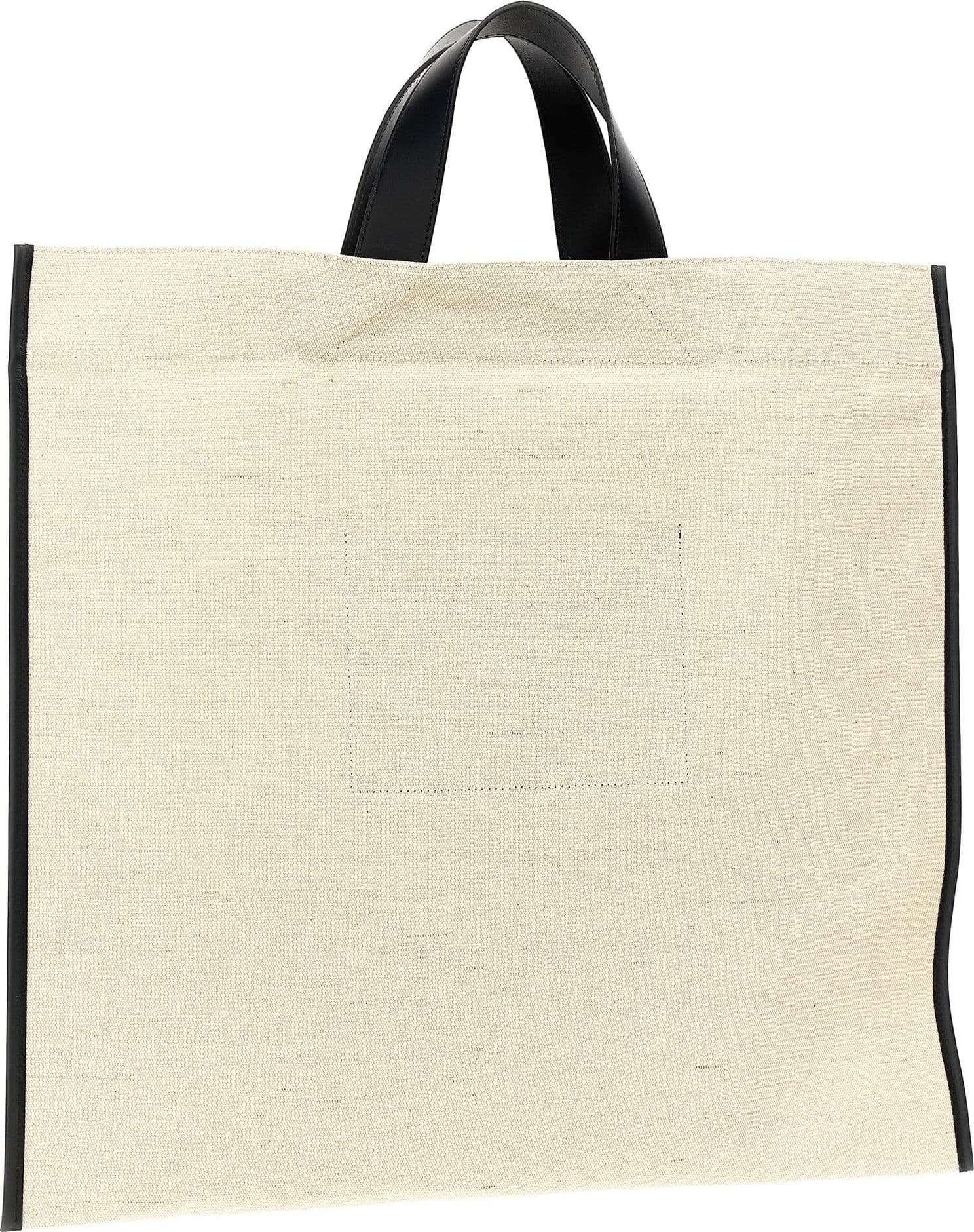 Bicolor Jute Tote Bag - 2