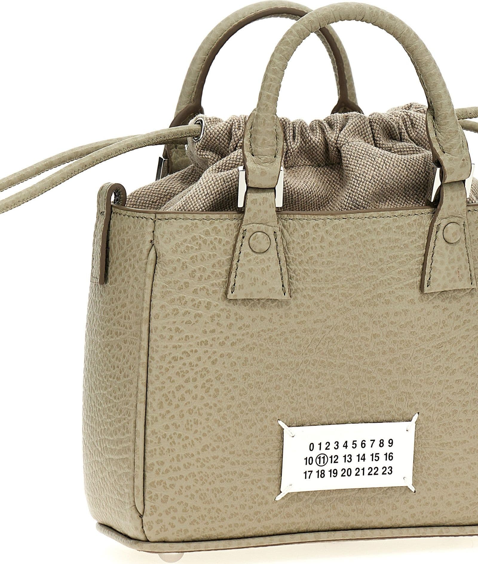 Gray Calfskin Handbag - 3
